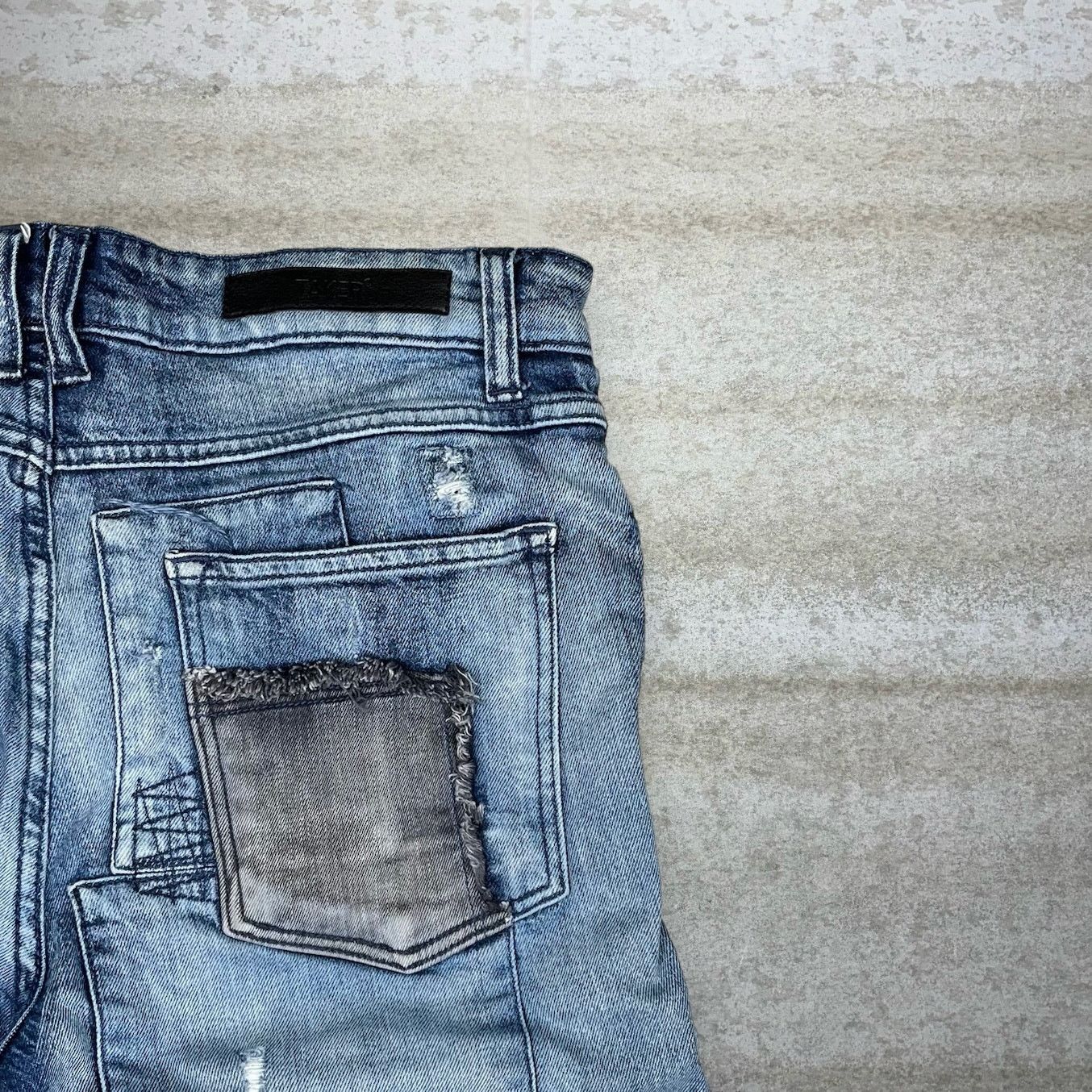 Vintage Vintage Y2K Taker Skater Jeans 34x32 Skinny Fit Light Wash Size US 34 / EU 50 - 3 Thumbnail