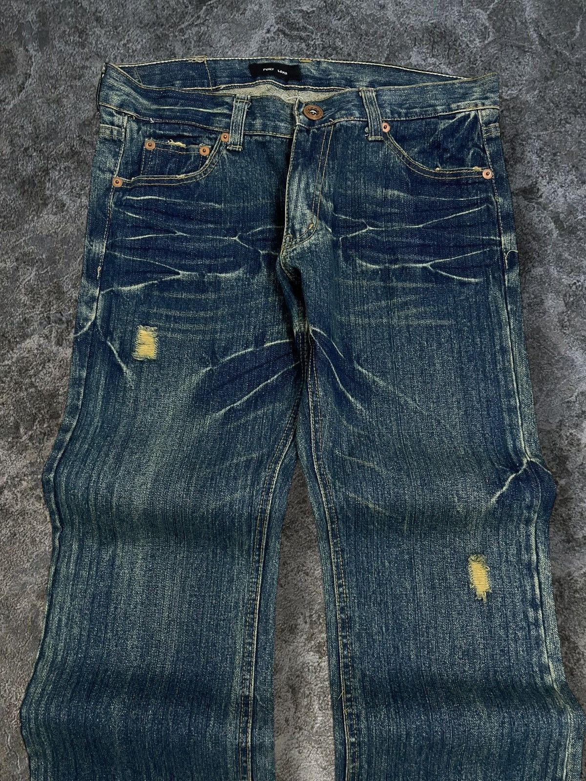 Hysteric Glamour Vintage 1990s Japan Designer Point Loma Pecae & Love Flared Size US 33 - 13 Thumbnail