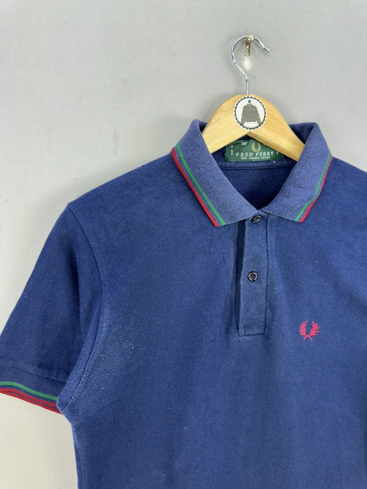 Fred Perry Fred Perry Red/Green Line Polo T-Shirt Size US S / EU 44-46 / 1 - 2 Thumbnail