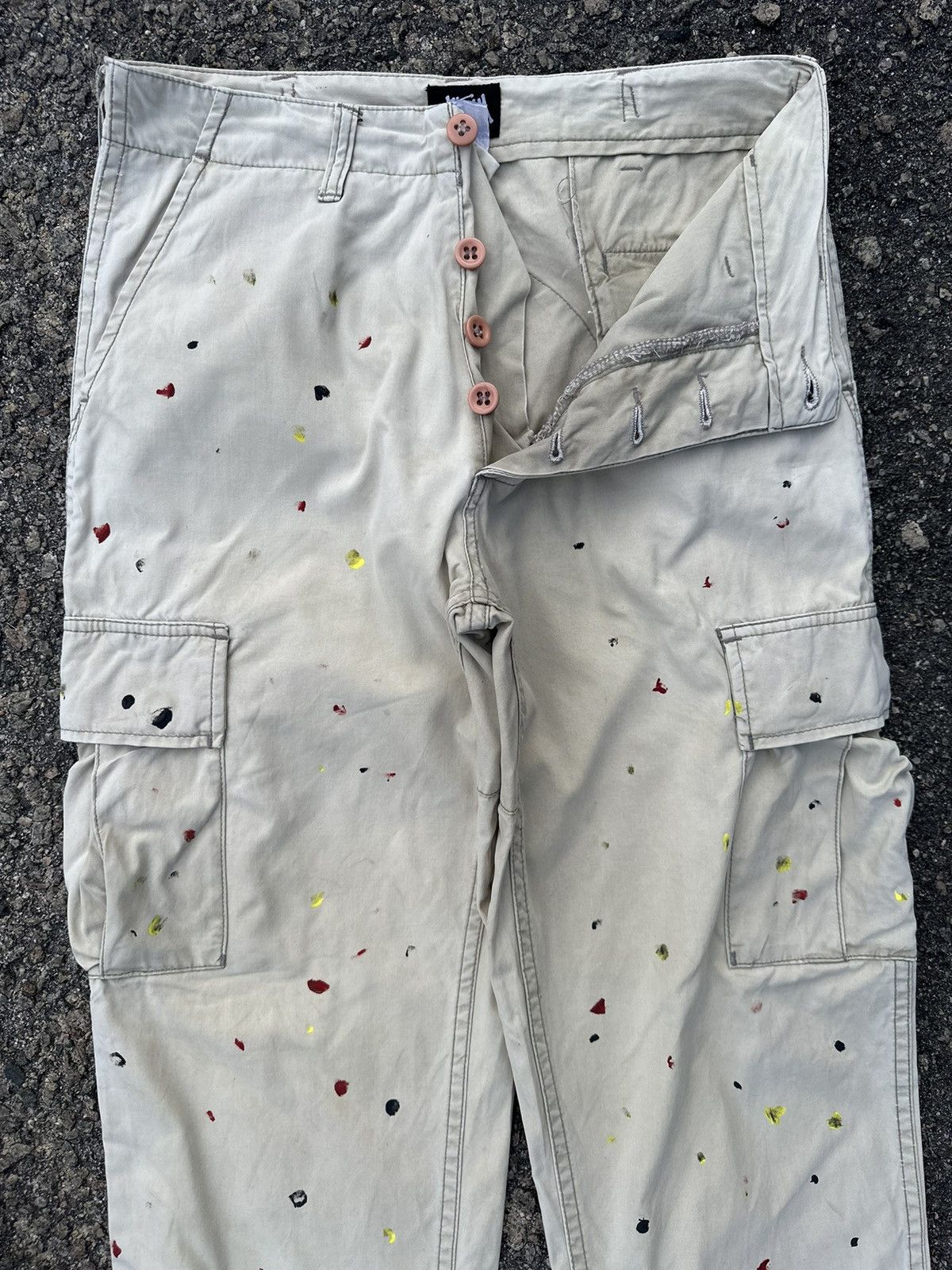 Stussy 💥JUST DROPPED💥 CARGO PANT STUSSY MULTIPOCKET PAINTED STYLE Size US 29 - 8 Thumbnail