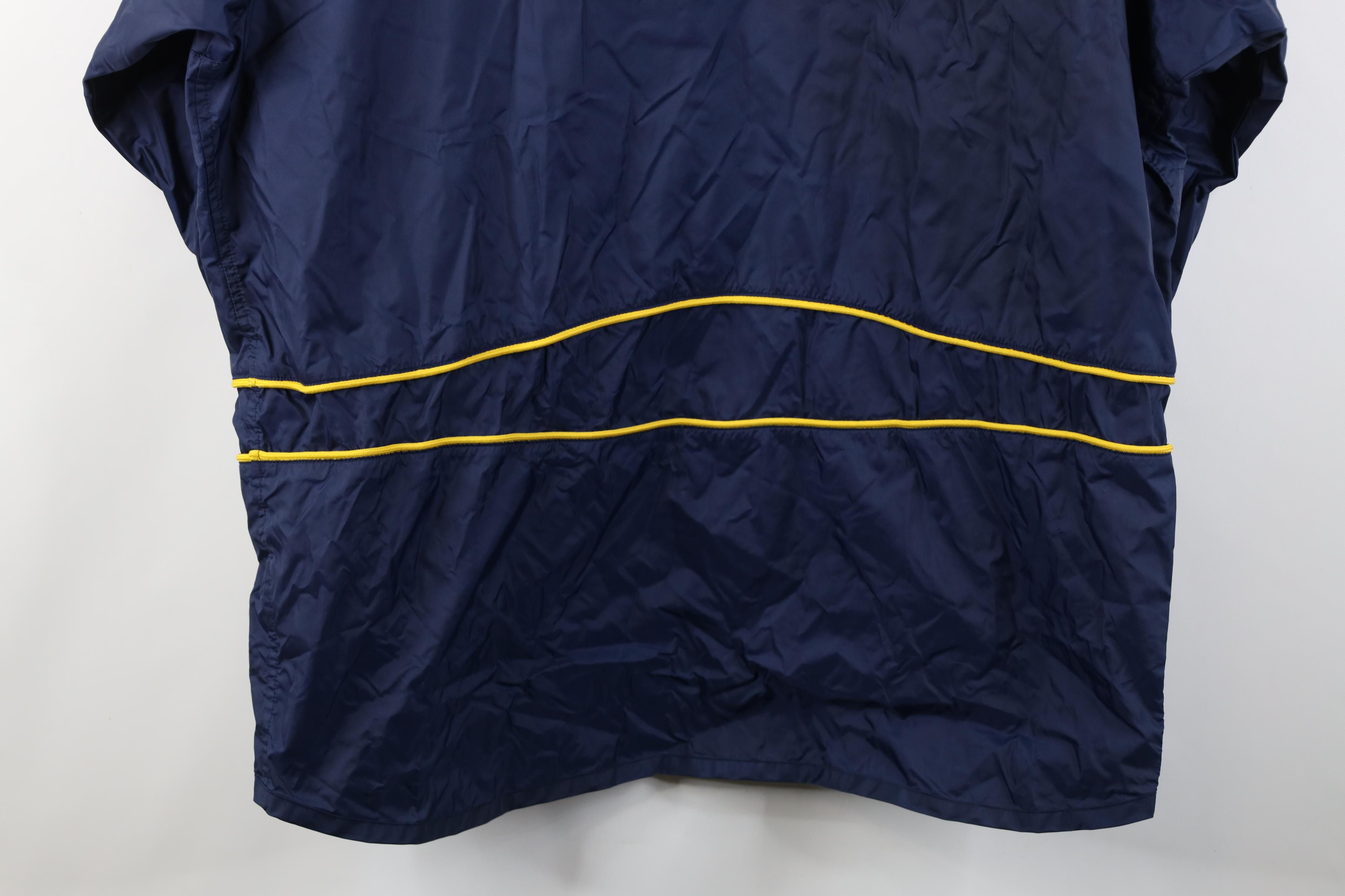 Nike Vintage 90s Nike Swoosh University of Michigan Rain Jacket Size US L / EU 52-54 / 3 - 16 Thumbnail