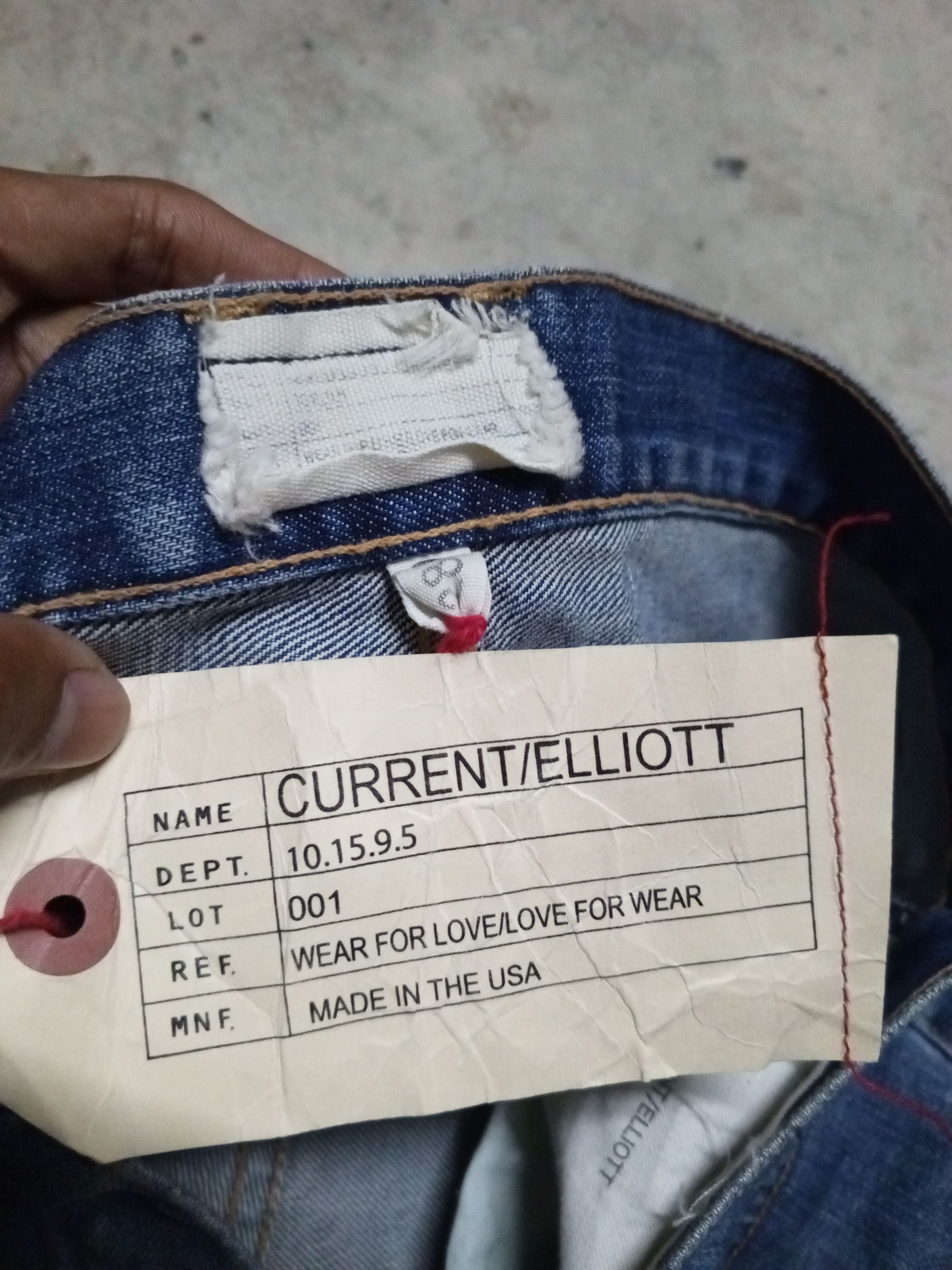 Current/Elliot CURRENT/ELLIOTT JEANS //LOT 1957 Size US 35 - 9 Thumbnail
