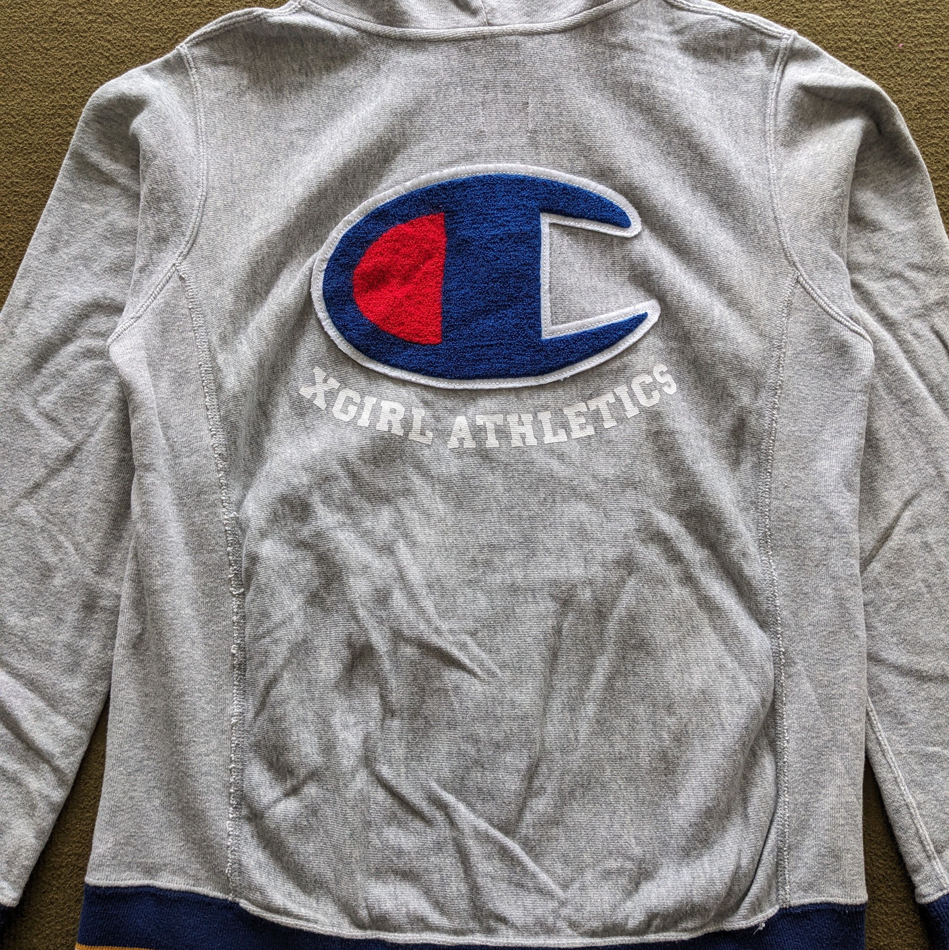 Champion Vintage CHAMPION X-girl Athletics Sportswear Hoodies Size US S / EU 44-46 / 1 - 2 Thumbnail
