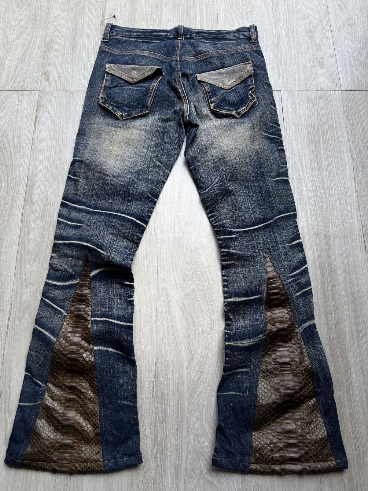 Japanese Brand Clone devgu phyton flare jeans Size US 29 - 4 Thumbnail