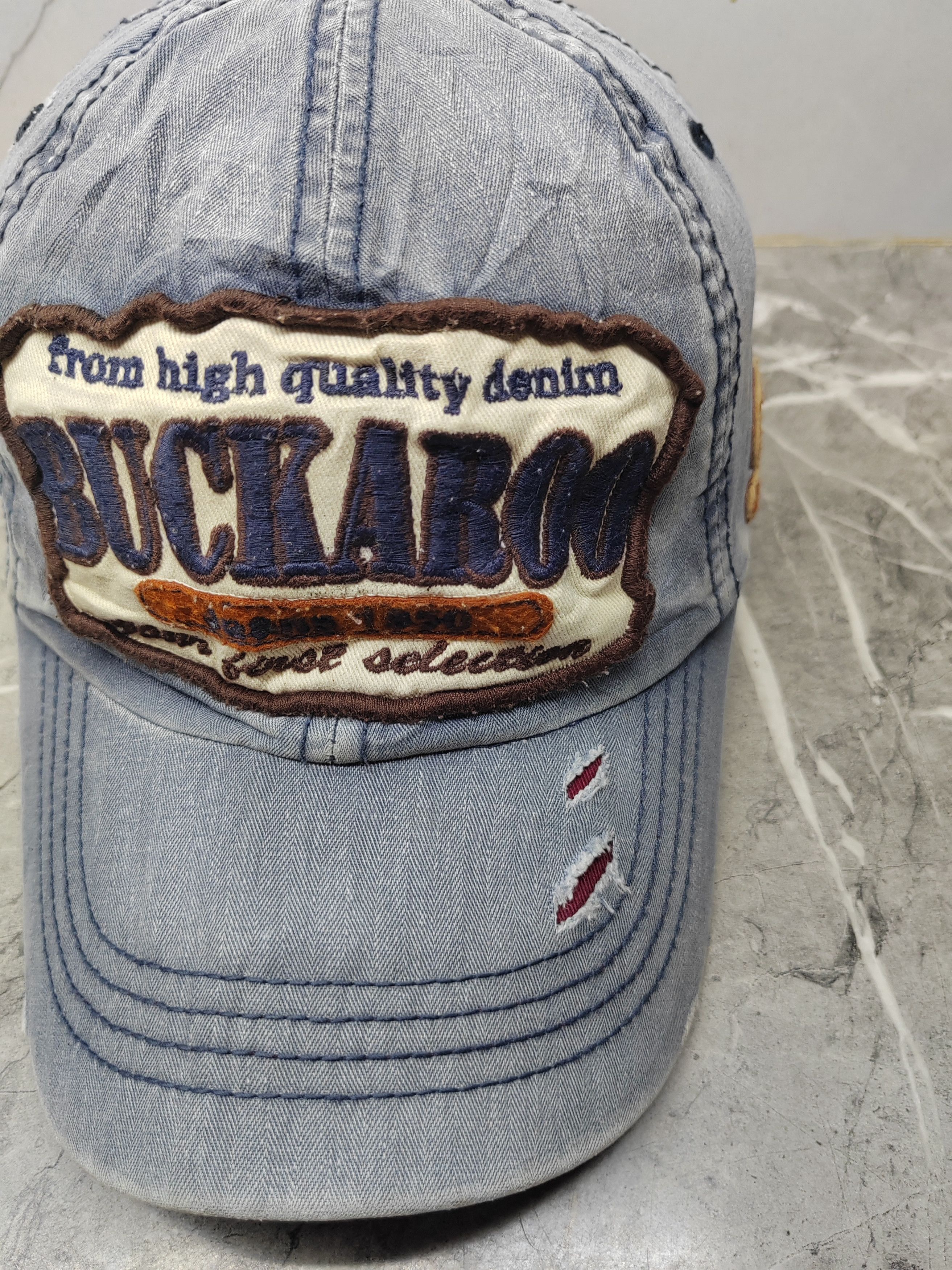 Japanese Brand Vintage Buckaroo Distressed Style Cap Hat Size ONE SIZE - 3 Thumbnail