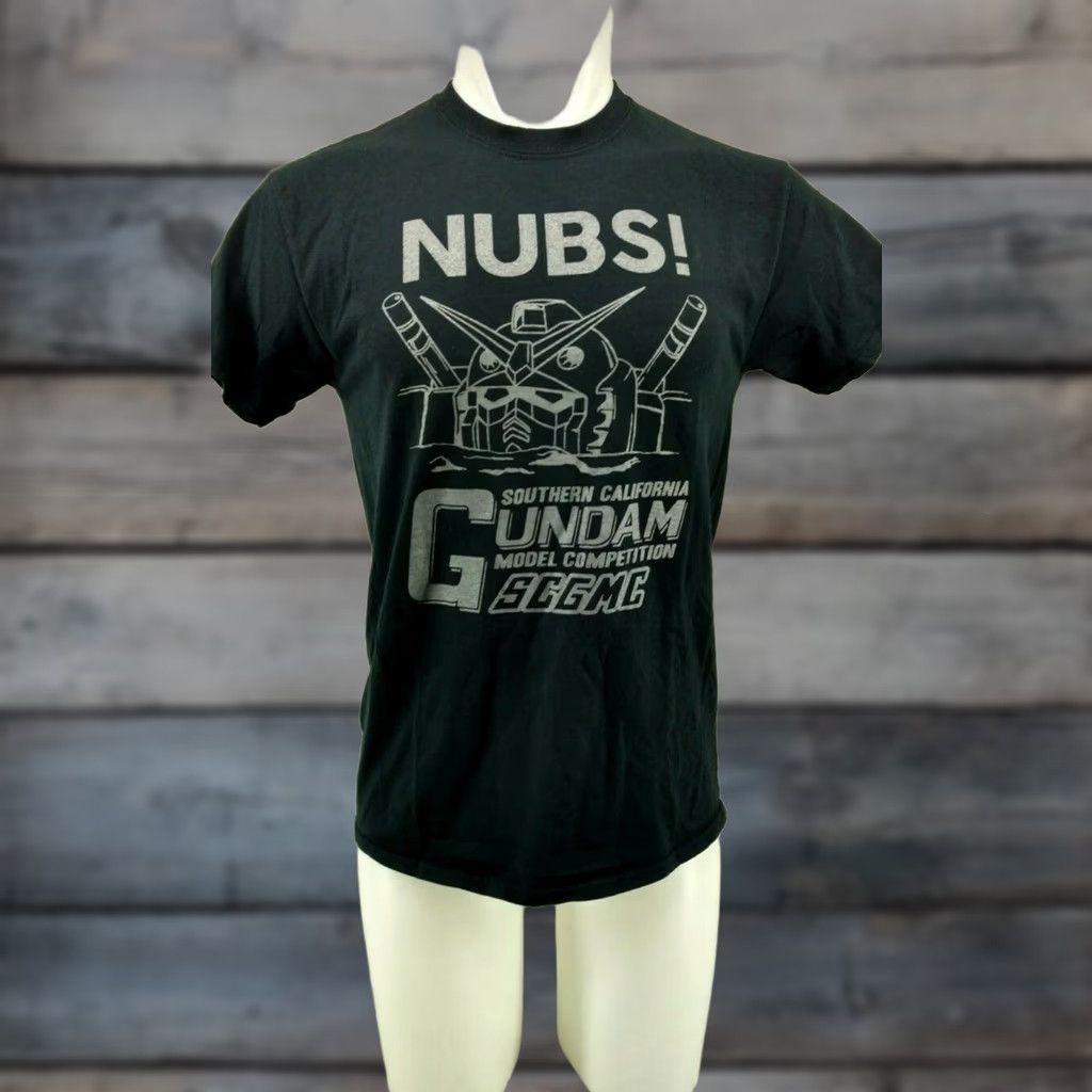 Vintage California Gundam Model Competition Black Shirt Medium Men Short Sleeve T-Shirt Cotton Vintage No Tag Men’s 90s California Gundam Competition Shirt Size US M / EU 48-50 / 2 - 1 Thumbnail