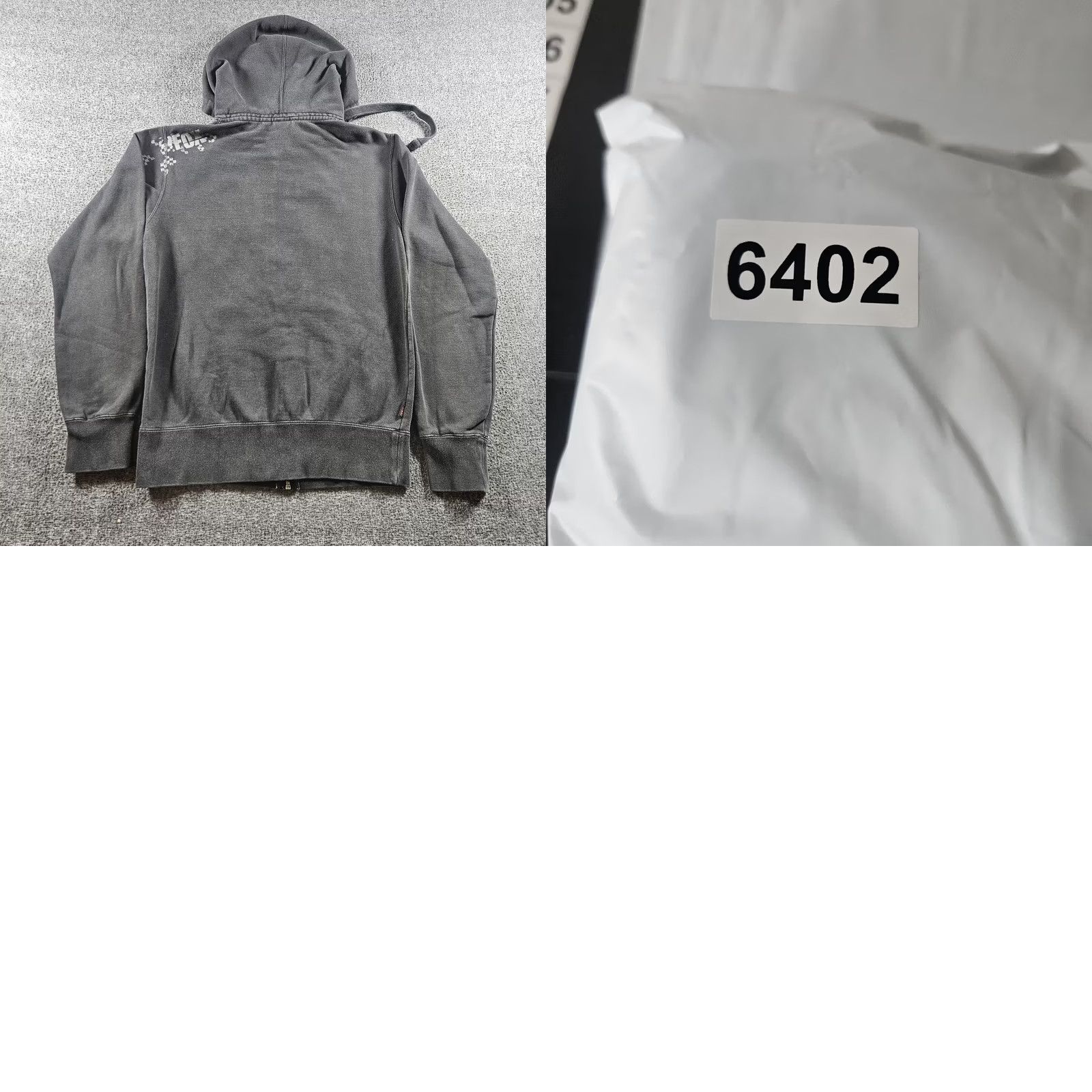 Fox Racing VINTAGE Fox Full Zip Hoodie Mens S Black Grunge Racing 90s Y2K Cyber Size US S / EU 44-46 / 1 - 8 Thumbnail