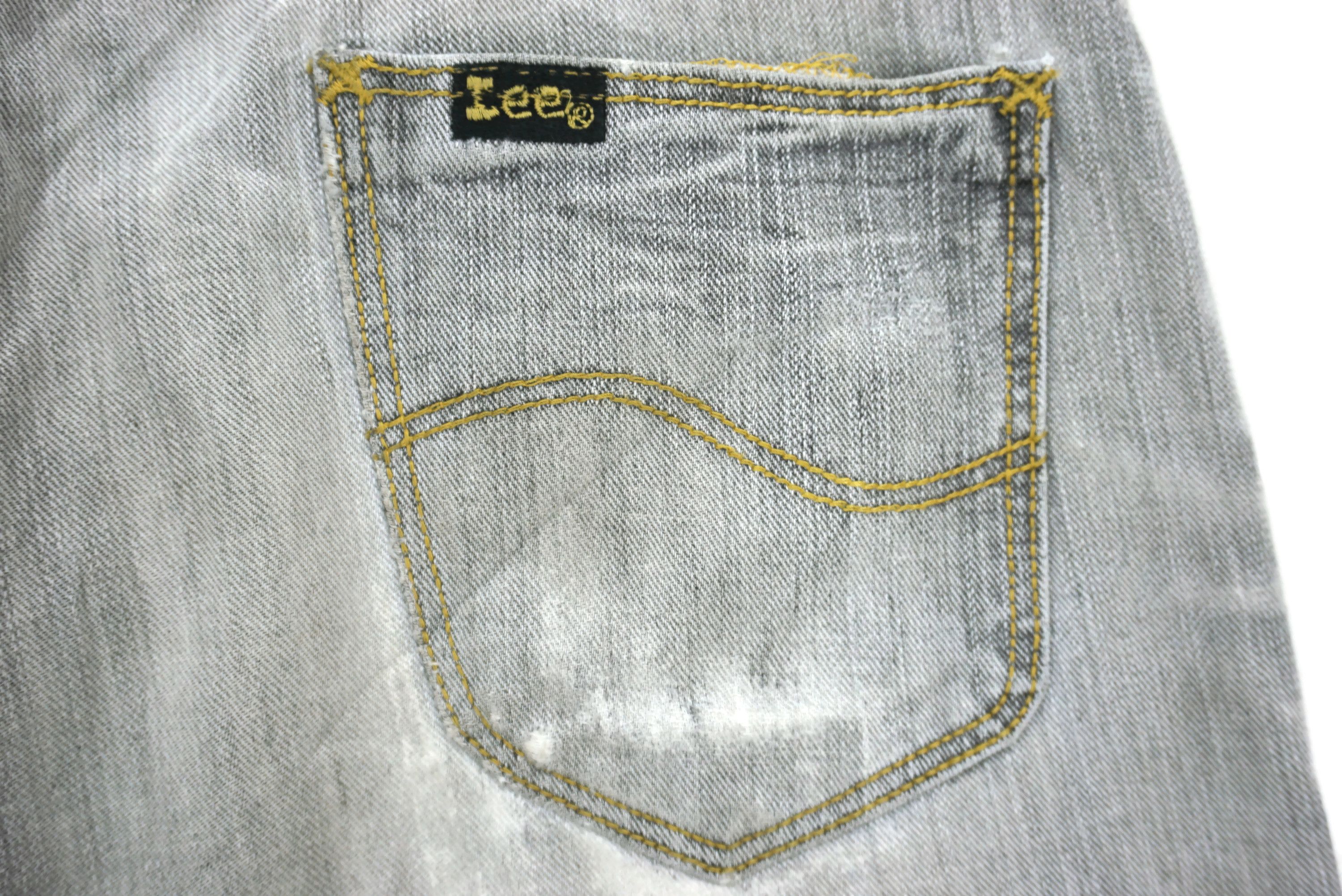 Lee Lee Jeans Size W35xL30.5 Straight-Leg Distressed Denim Japan Size US 33 - 9 Thumbnail