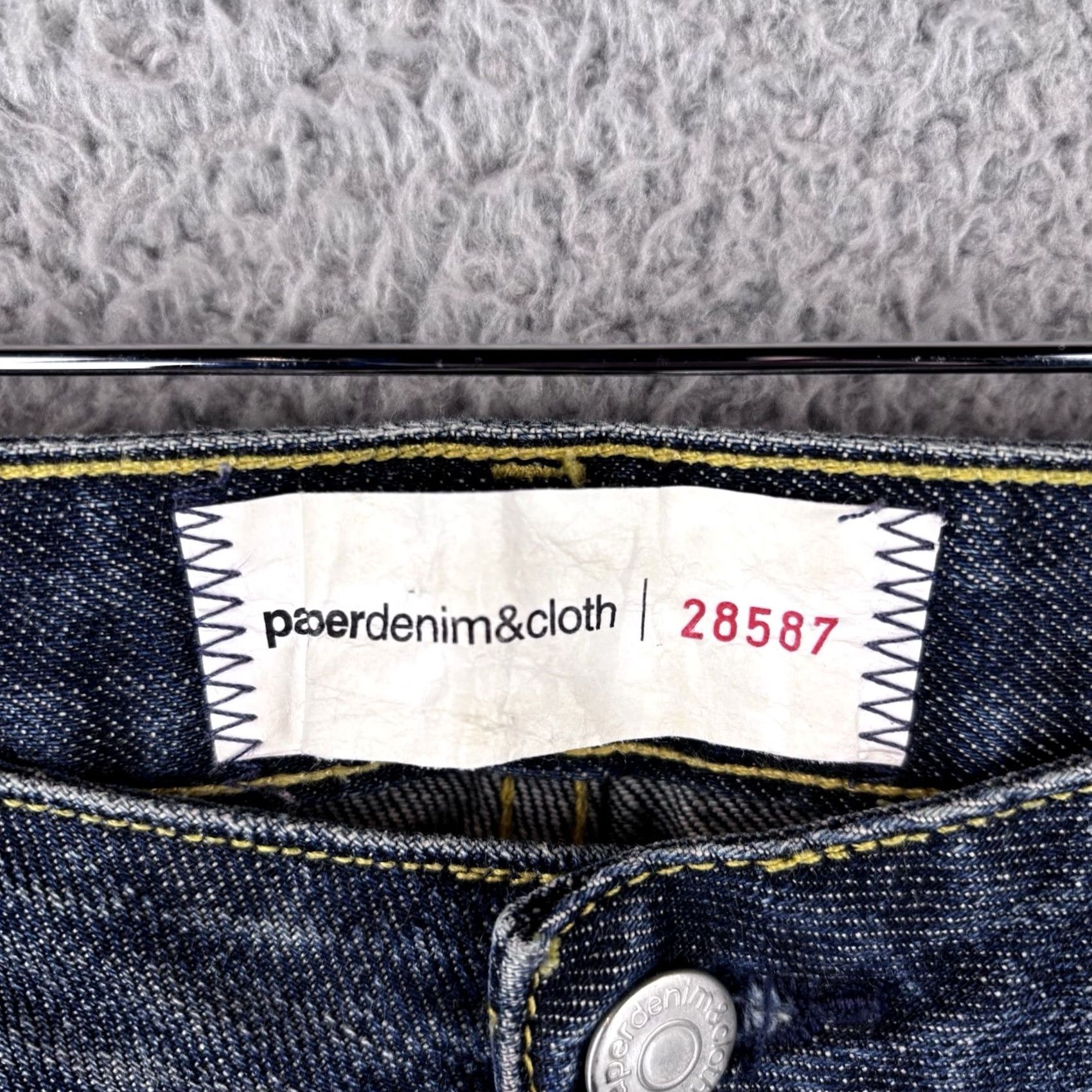 Denime VINTAGE Paper Denim & Cloth Jeans Womens 28 Slim Low Rise 5-Pocket Denim Blue 30x36 US Made Ladies Mens? Size 30" / US 8 / IT 44 - 4 Thumbnail