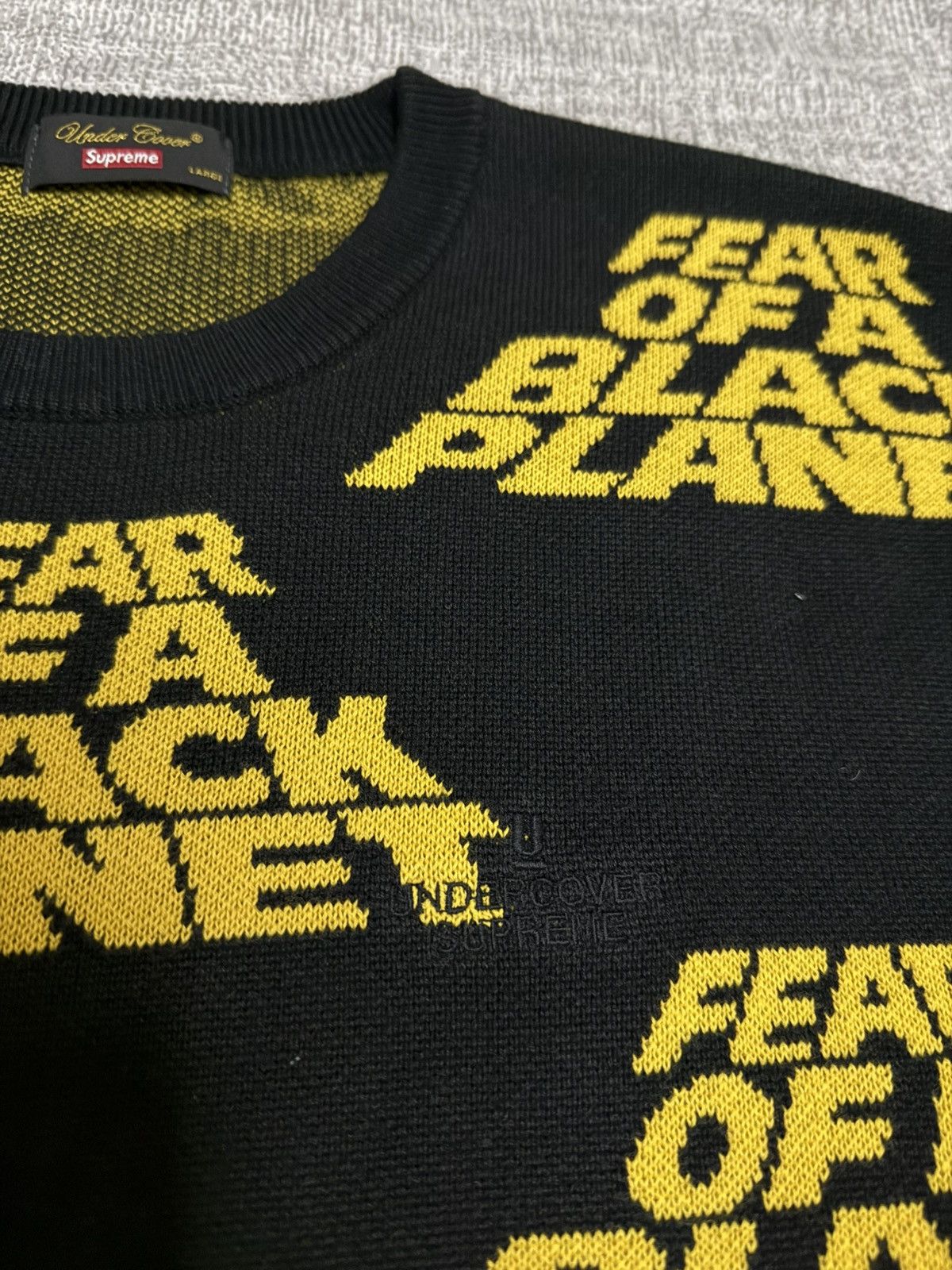 Public Enemy × Supreme × Undercover Supreme undercover public enemy sweater Size US L / EU 52-54 / 3 - 3 Thumbnail
