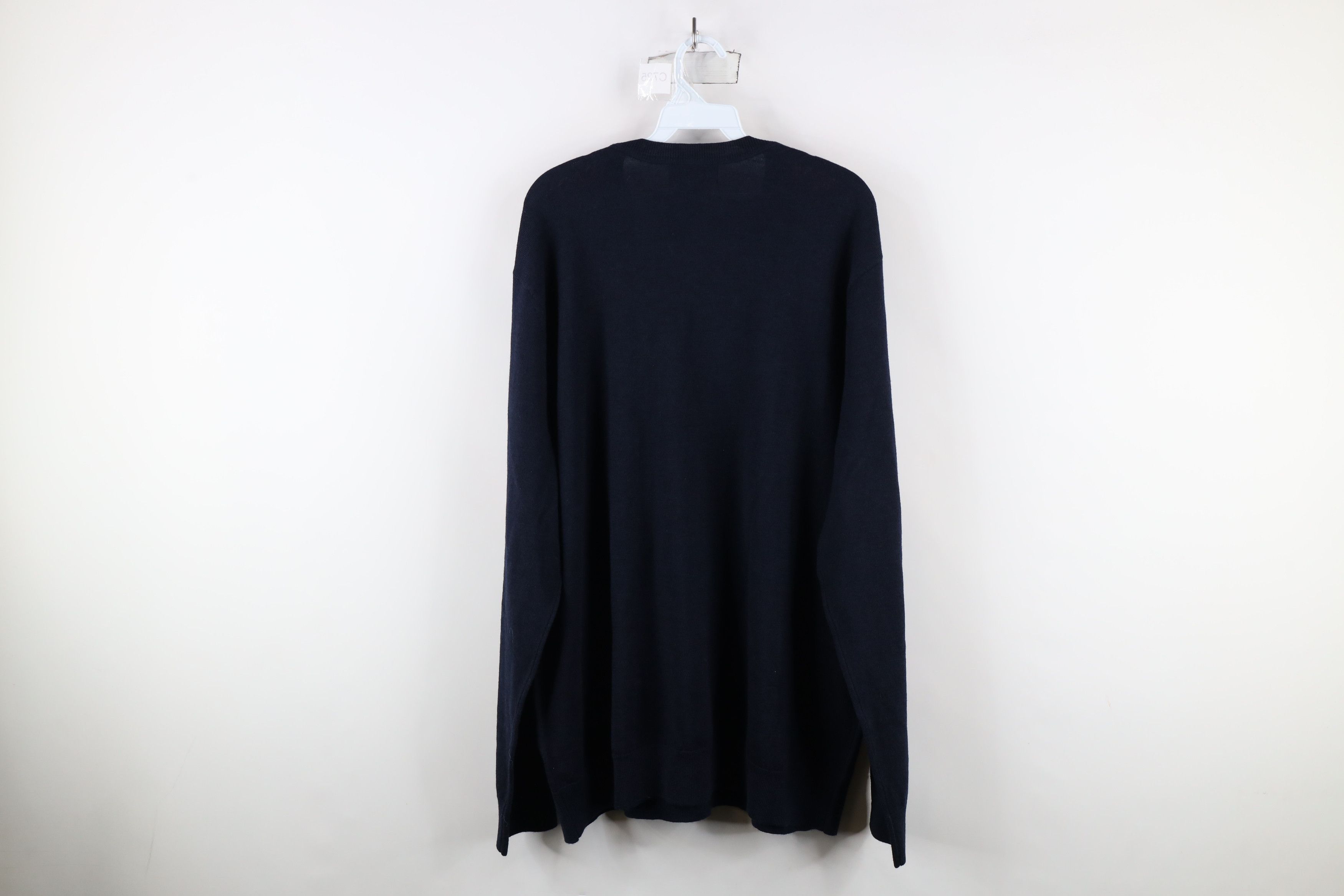 Banana Republic × Vintage Banana Republic Wool Knit Argyle Diamond V-Neck Sweater Size US XXL / EU 58 / 5 - 8 Thumbnail