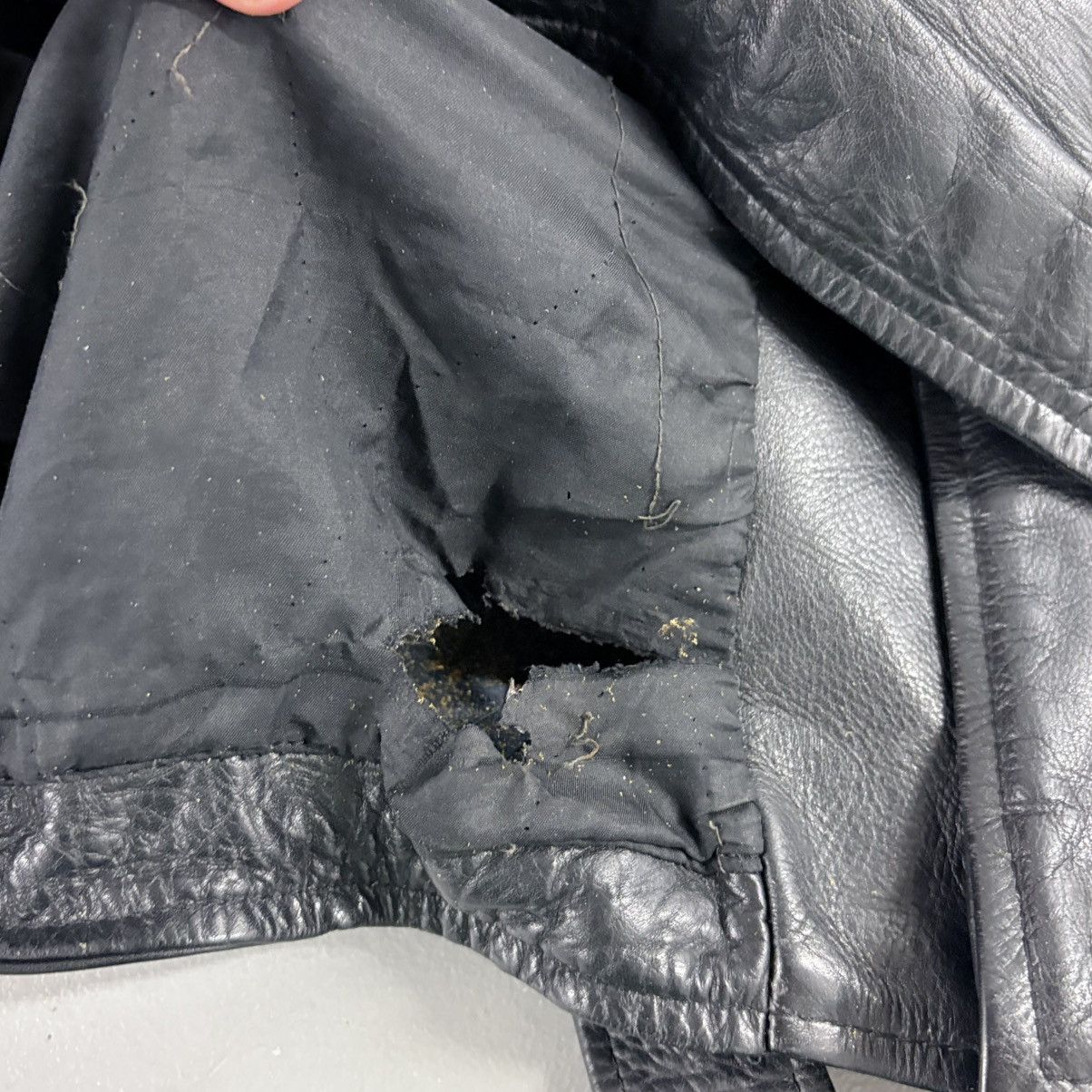 Other Black Genuine Cowhide Motorcycle Jacket - XS/S Size XS / US 0-2 / IT 36-38 - 5 Thumbnail
