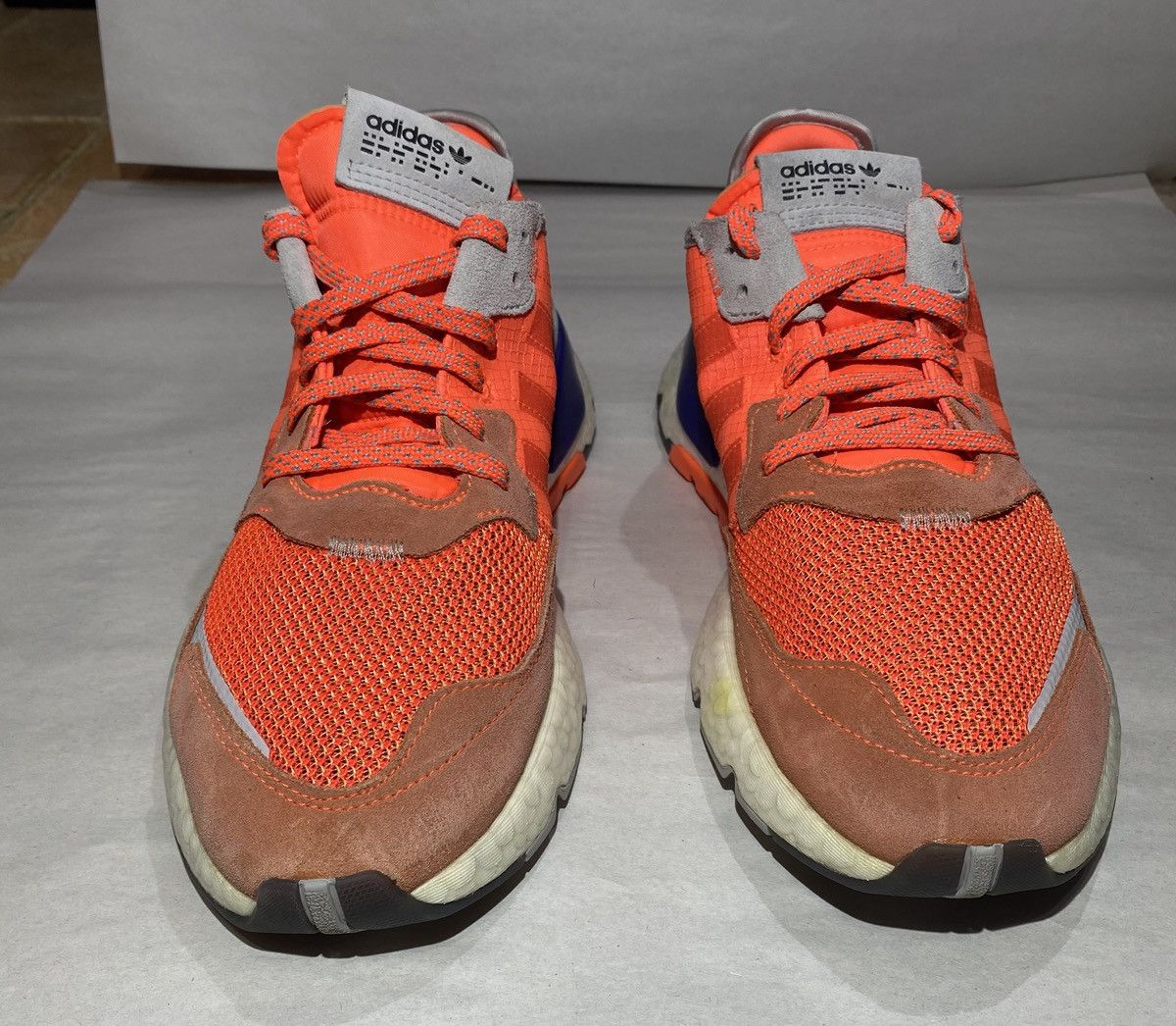 Adidas Adidas Nite Jogger “Solar Orange” Mens Size 10.5 Good Cond Size US 10.5 / EU 43-44 - 3 Thumbnail