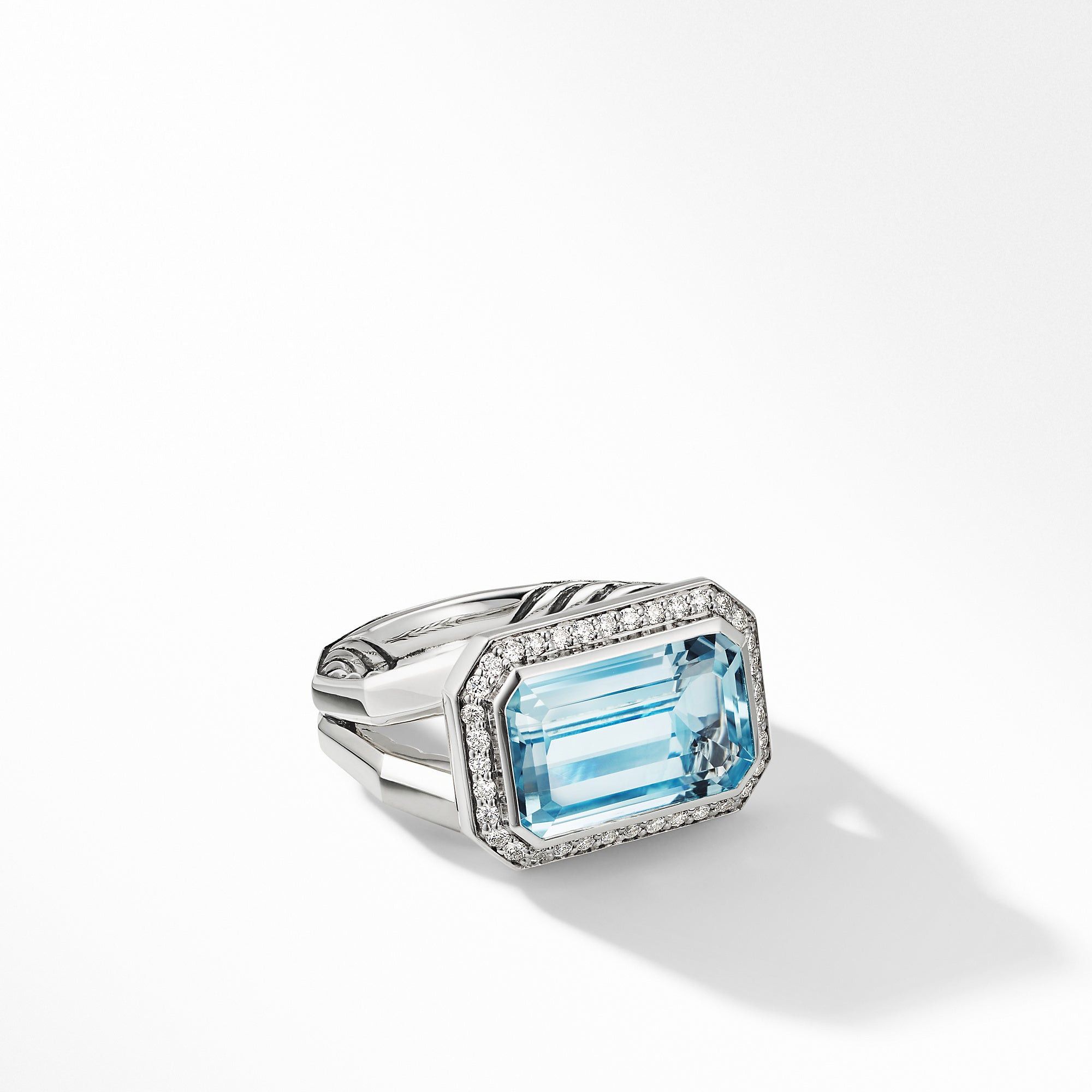 o1w1db10325 Novella Statement Ring with Blue Topaz Diamond