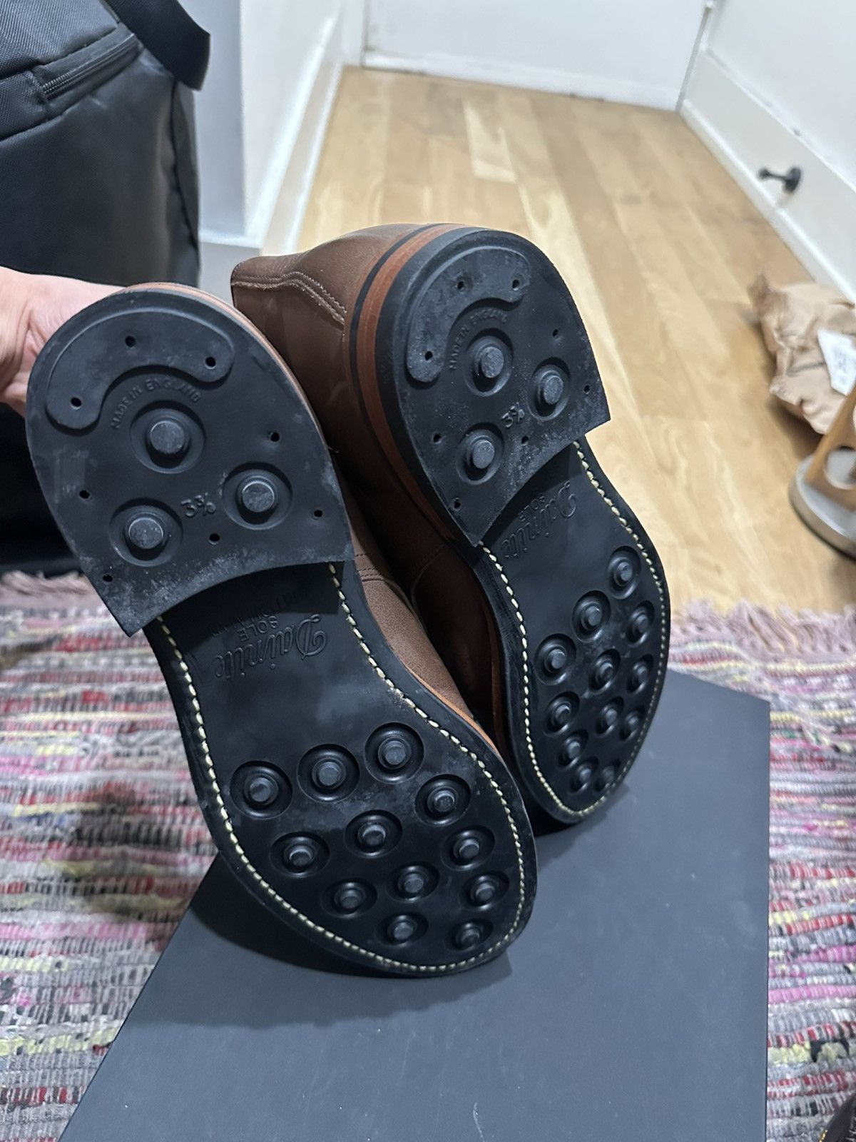 Viberg Derby Boots - Brown Glace Deer - 2020 Last Size US 7.5 / EU 40-41 - 6 Thumbnail