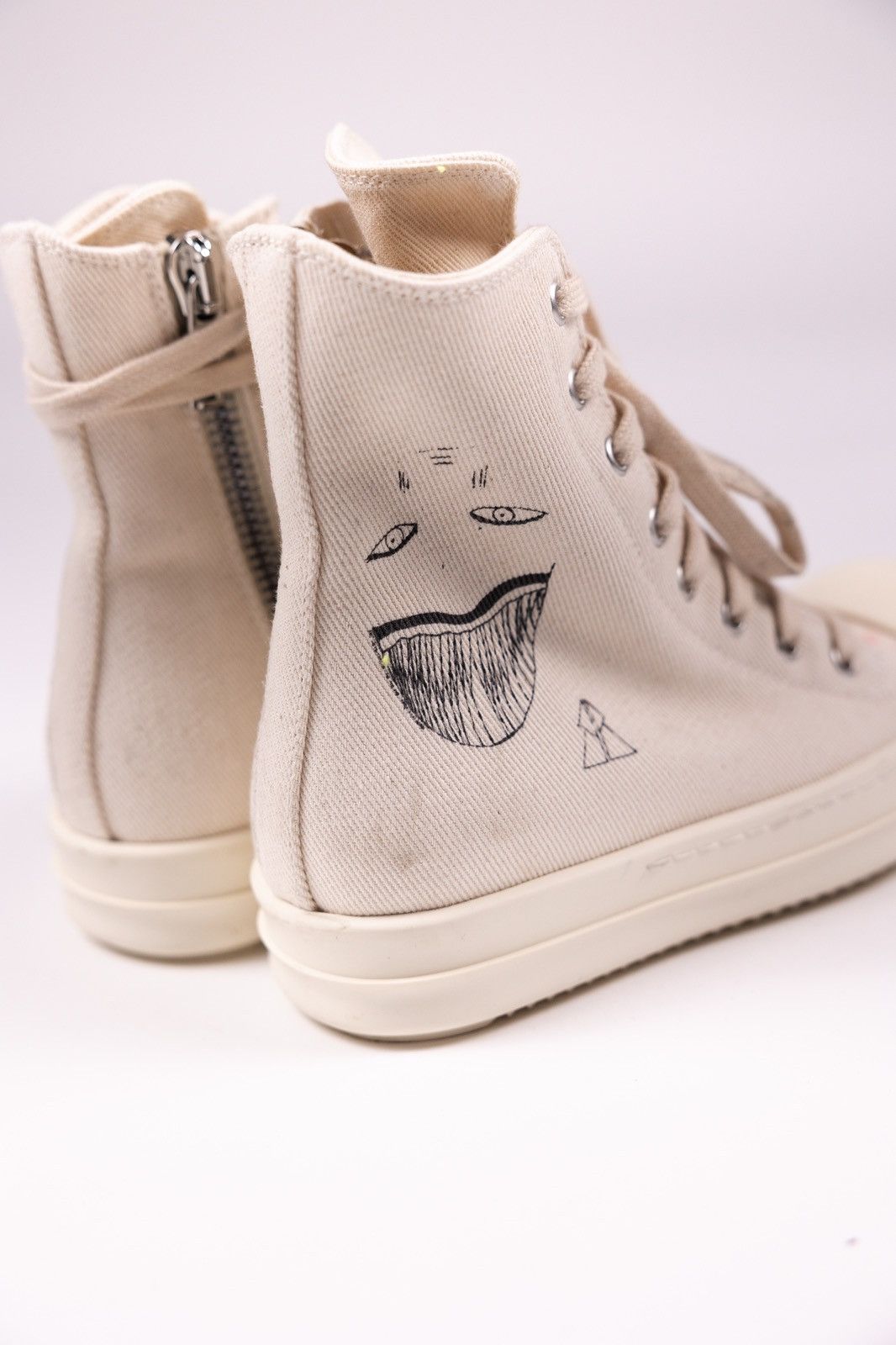 Rick Owens × Rick Owens Drkshdw Rick Owens DRKSHDW High Top Sneakers Size US 5 / IT 35 - 4 Thumbnail