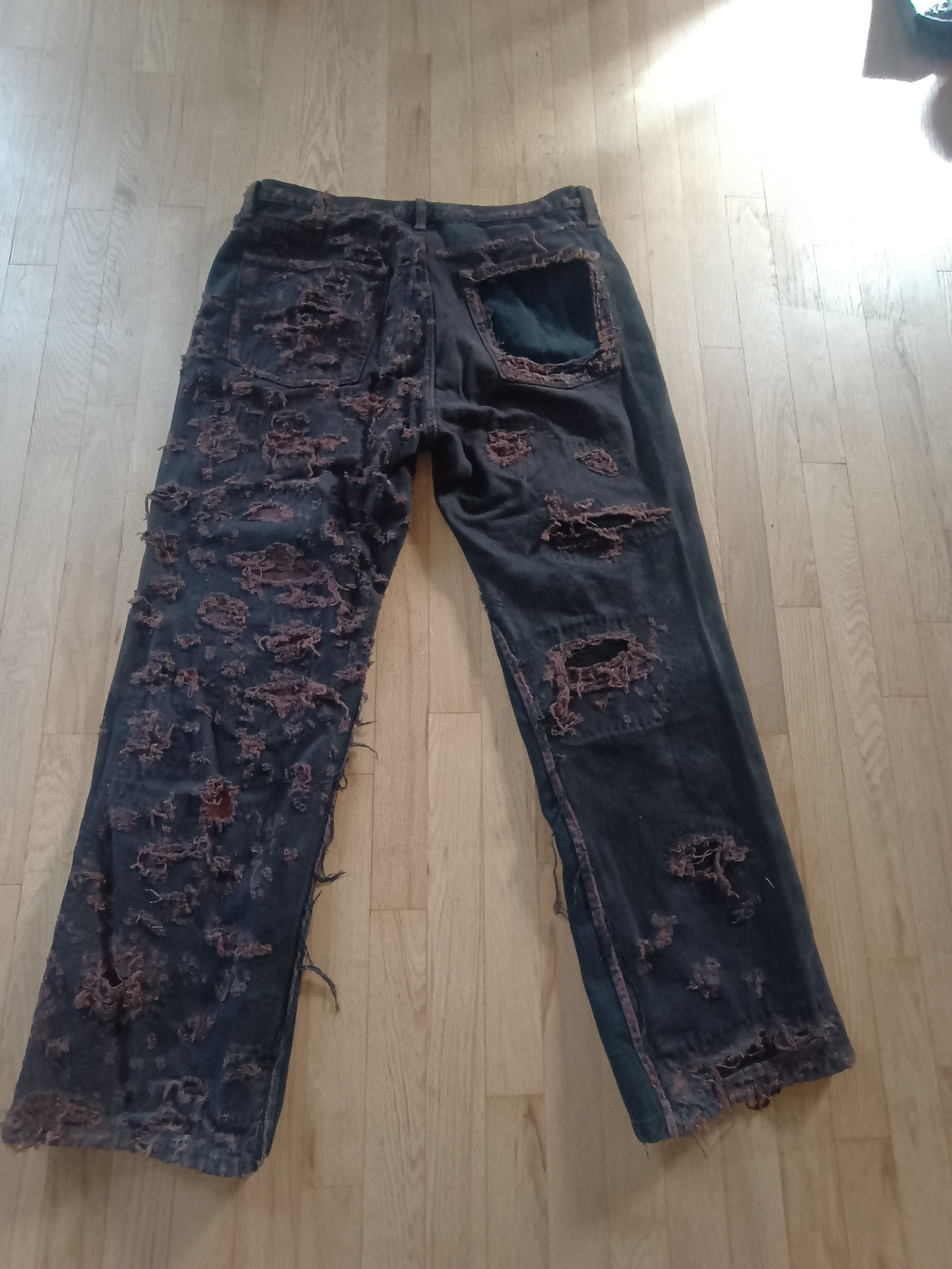 Arizona Jean Co. Distressed flare jeans Size US 34 / EU 50 - 4 Thumbnail