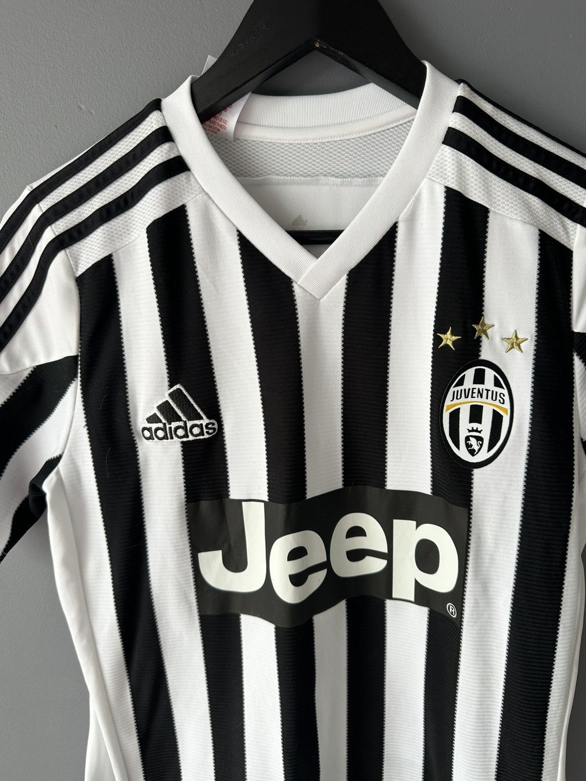 Adidas 2015 Adidas Juventus #15 Mandzukic Youth L soccer jersey tee Size US XXS / EU 40 - 4 Thumbnail