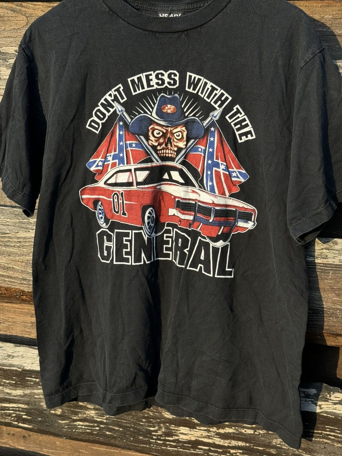 Vintage 90’s Don’t Mess With The General Lee Vintage black tee Dodge Size US L / EU 52-54 / 3 - 5 Thumbnail