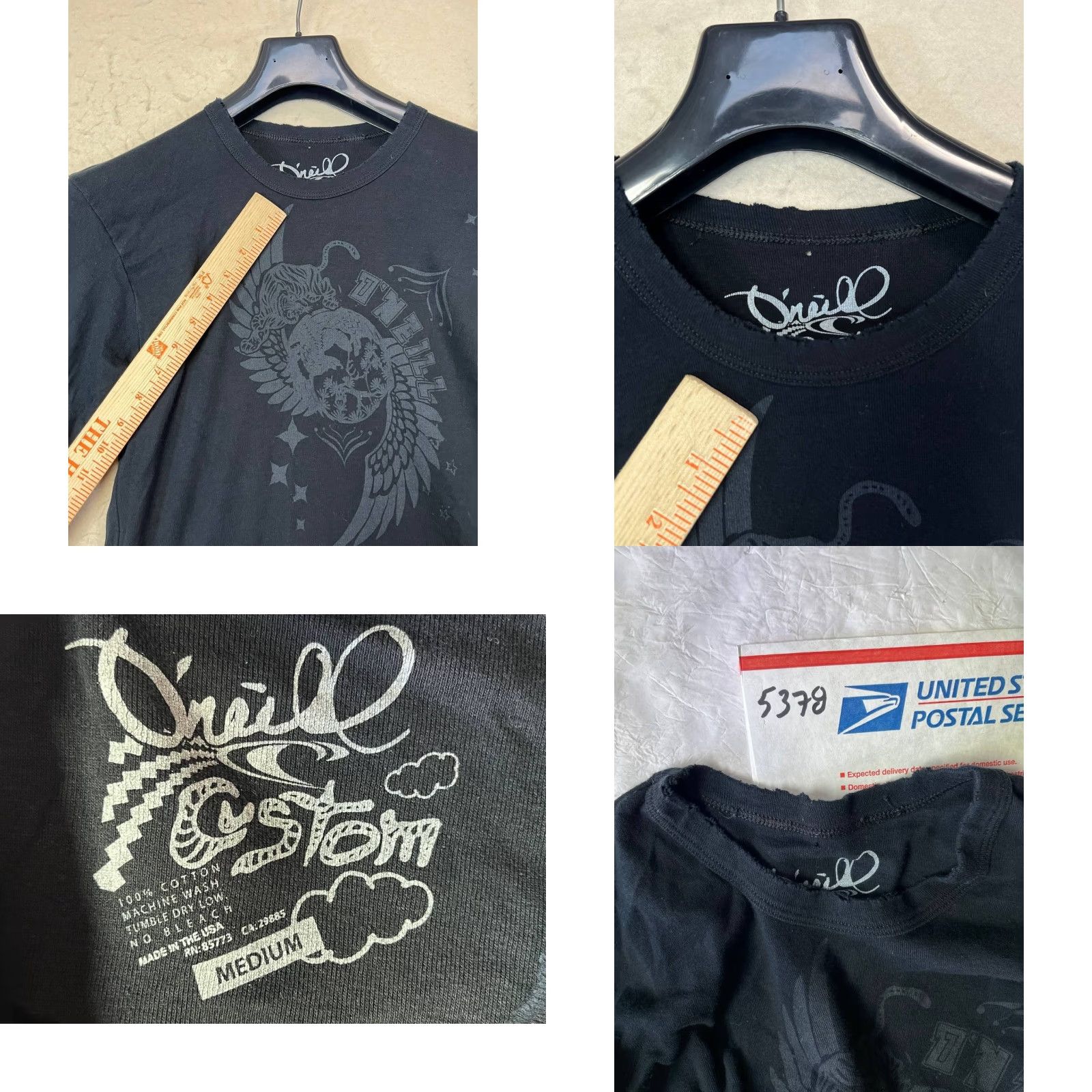 O'Neill O'Neill T-Shirt Long Sleeve 100% Cotton Pullover Front Print Size S-M Slim Size M / US 6-8 / IT 42-44 - 9 Thumbnail