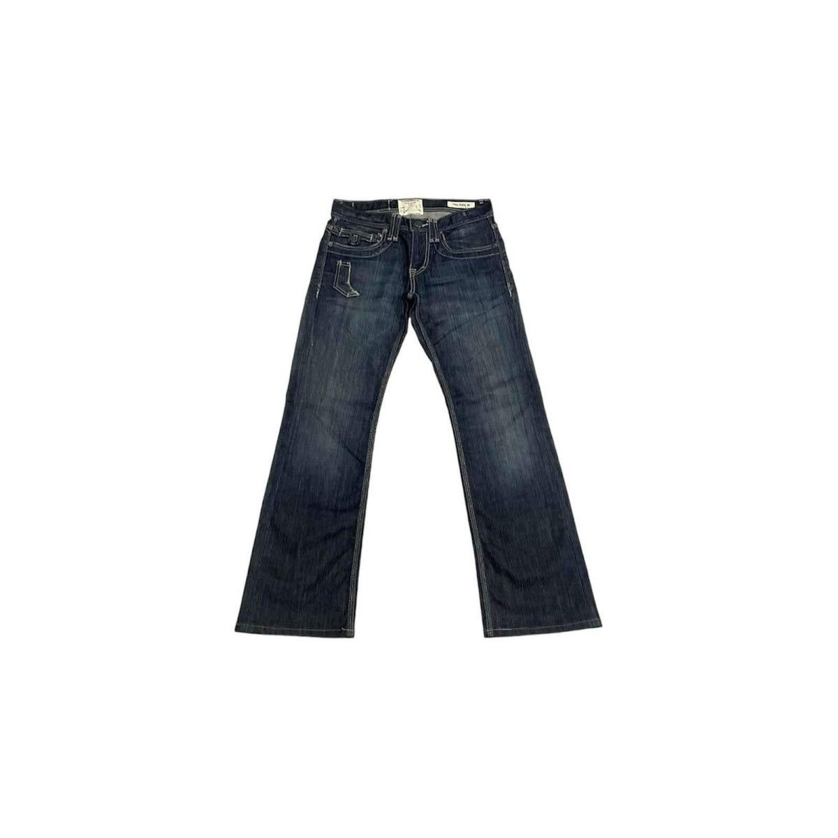 If Six Was Nine × Jimmy Taverniti × Le Grande Bleu (L.G.B.) 🔥Sick Y2K Taverniti Jeans Flared Denim Gimmick Pockets Size US 30 / EU 46 - 2 Thumbnail