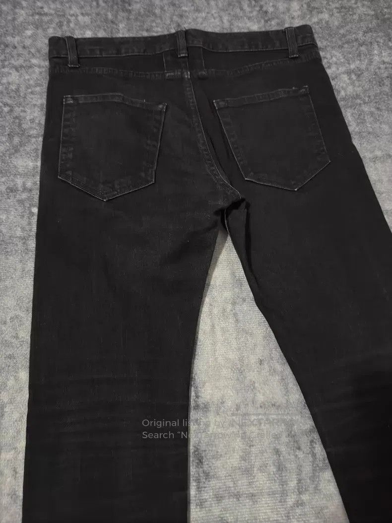 Saint Laurent Paris Saint Laurent Paris Black Demon Claw Basic Straight Denim Size US 29 - 4 Thumbnail