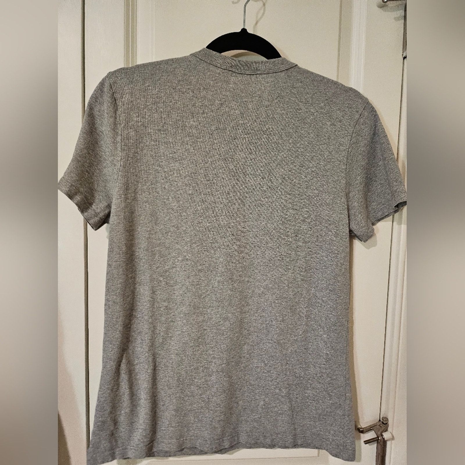 Maison Kitsune MAISON KITSUNE Gray Short Sleeve Tee Fox head patch Paris XS Size XS / US 0-2 / IT 36-38 - 5 Thumbnail