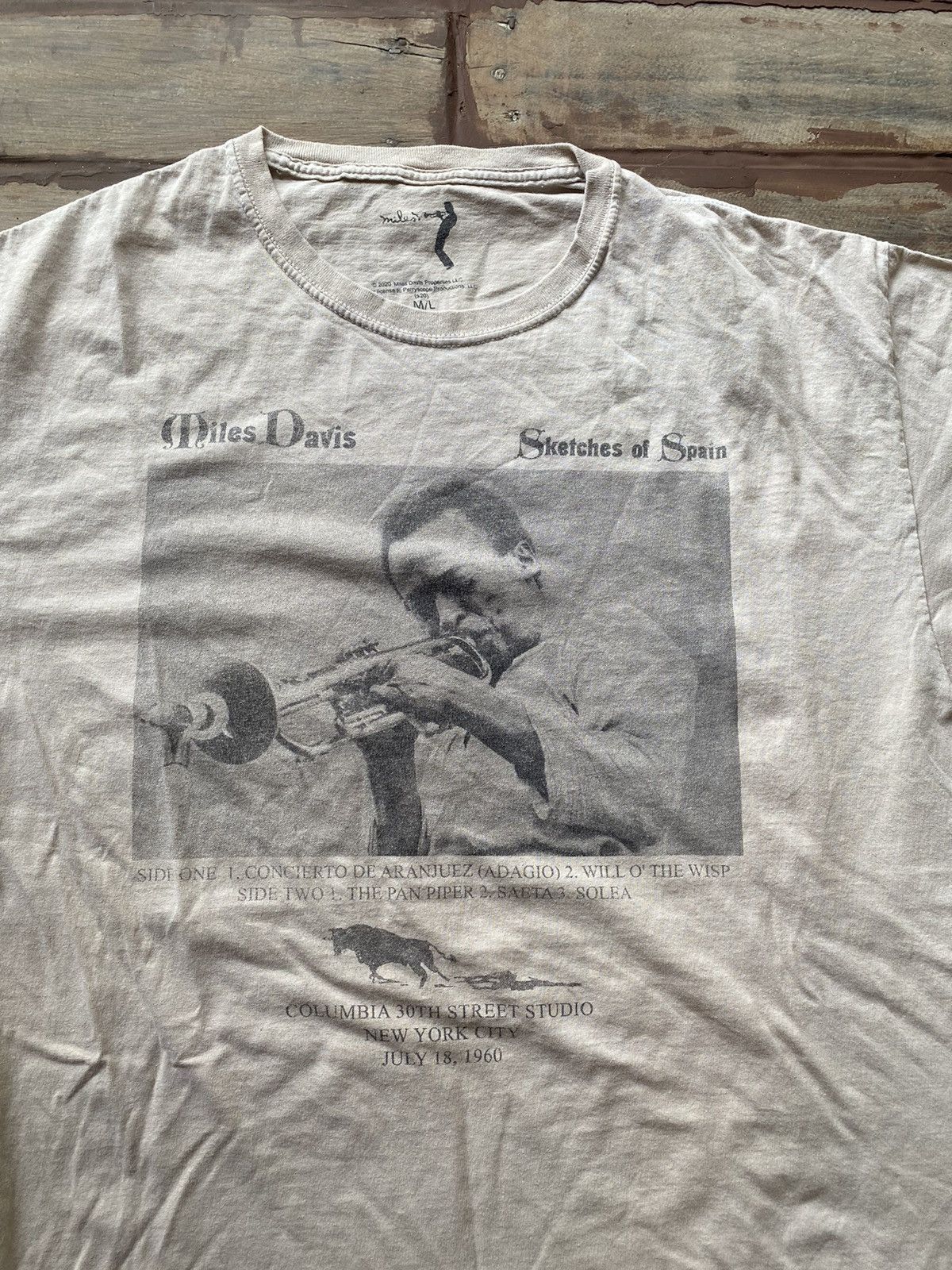 Band Tees × Vintage Vintage Miles Davis T Shirts Size US L / EU 52-54 / 3 - 5 Thumbnail