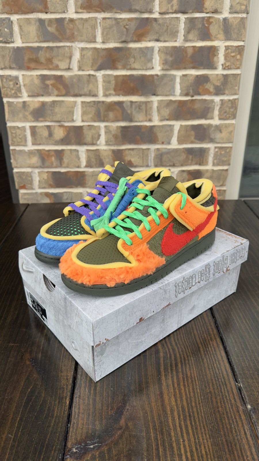 Cactus Plant Flea Market × Nike Nike x CPFM Cactus Plant Flea Market Swamp Sponge Dunk Size US 10 / EU 43 - 1 Thumbnail