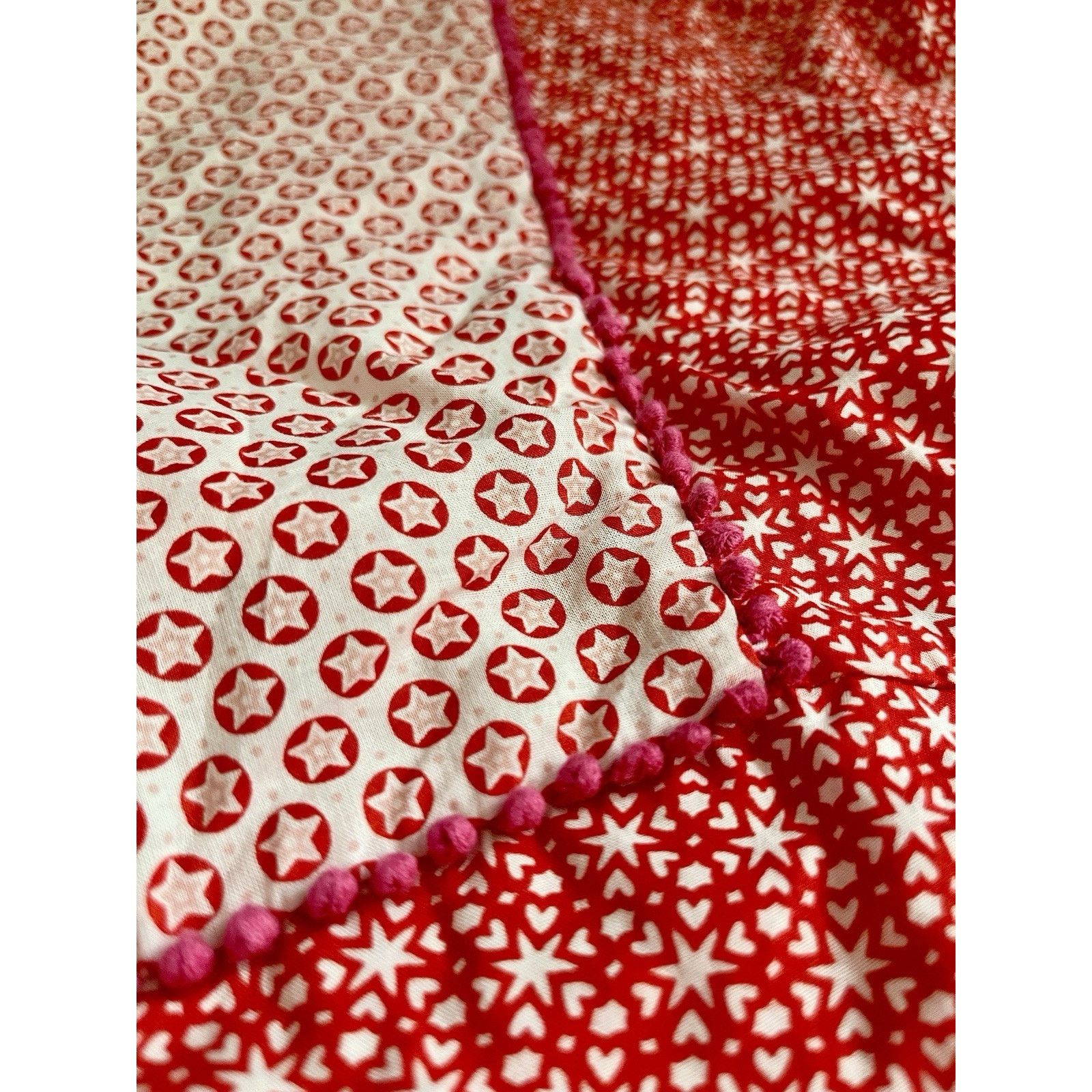 Boden Boden Top Womens Size 6 Red Pullover Boho Star Print Blouse Size M / US 6-8 / IT 42-44 - 6 Thumbnail