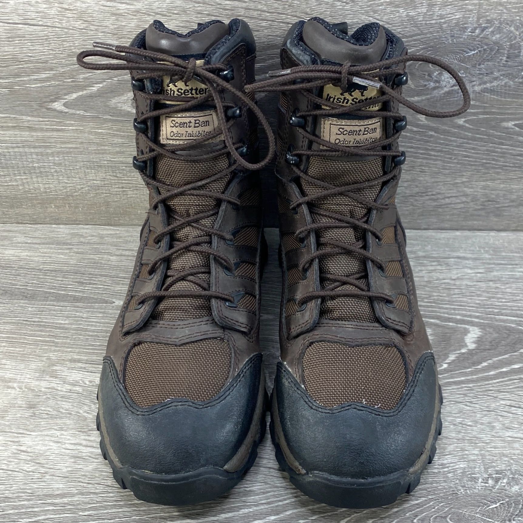 Vintage Irish Setter by Red Wing Womens 8.5 Brown Leather Hunting Boots 600 Gram Thinsulate Ultra Insulated Ultra Dry Waterproof Scent Ban Size US 9 / IT 39 - 3 Thumbnail