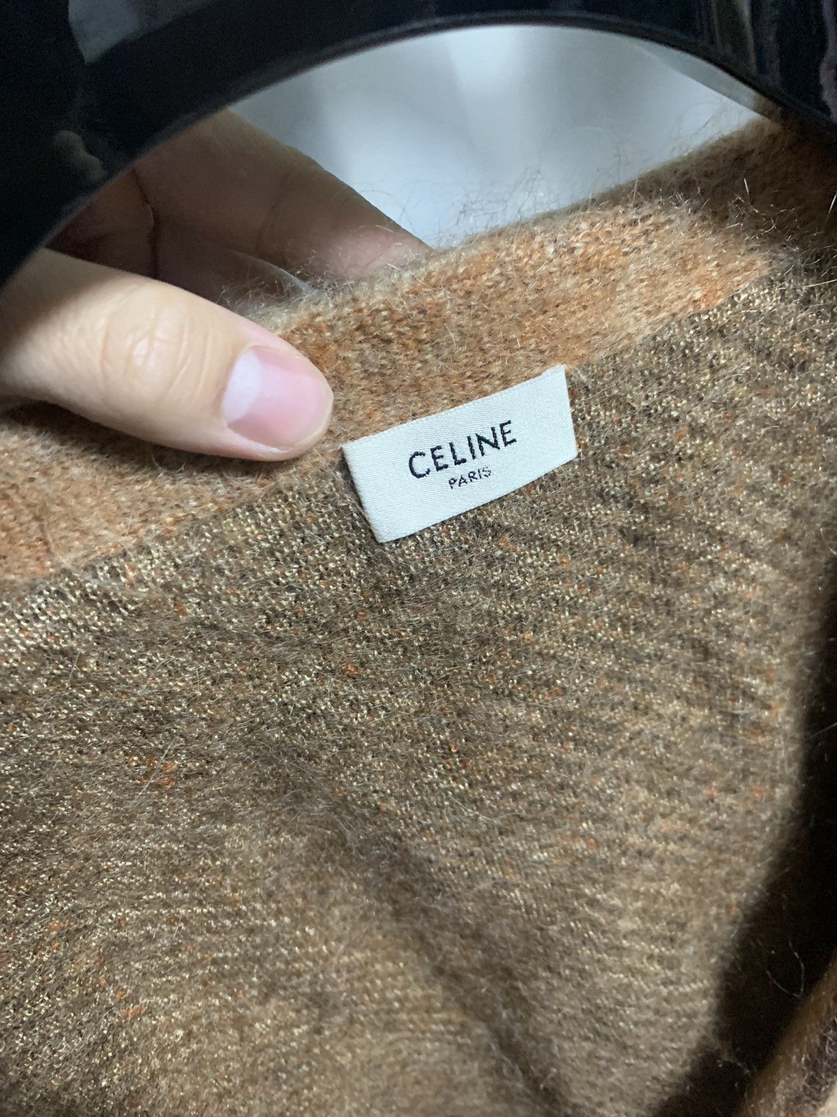 Celine Celine 2019FW Mohair grunge cardigan Size US XL / EU 56 / 4 - 2 Thumbnail
