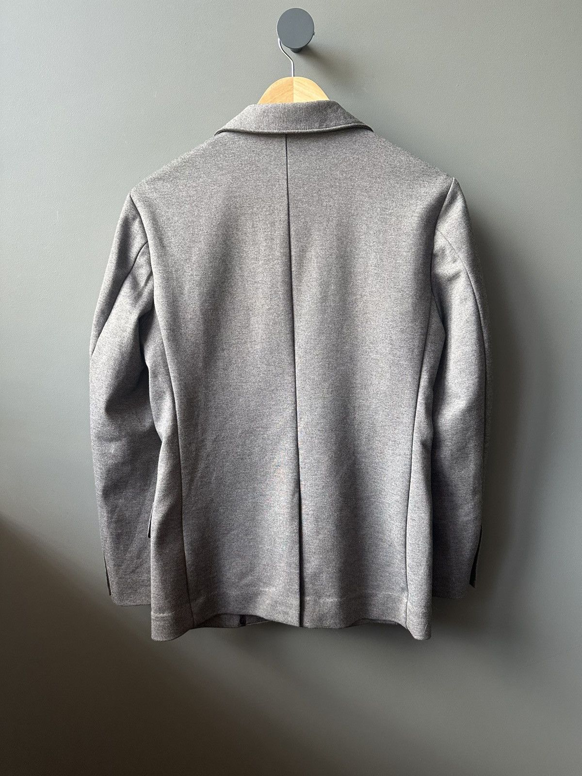 GU GU Classic Grey Two Button Blazer Size S Size 44R - 6 Thumbnail