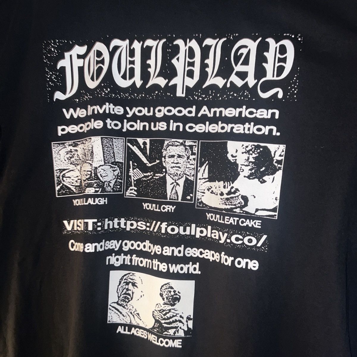 Foulplay Company Foulplay Good American Tee (Black) Size US L / EU 52-54 / 3 - 1 Preview