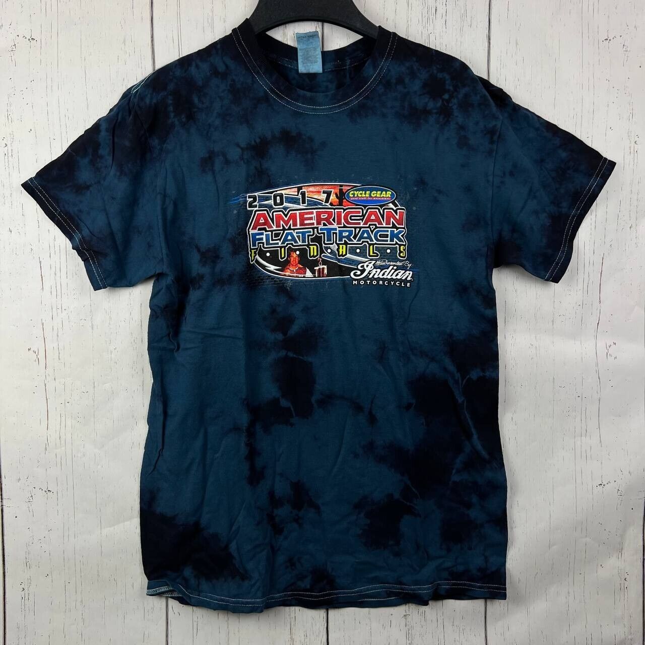 Gildan Vintage American Flat Track Finals 2017 M Gildan T-Shirt Size US M / EU 48-50 / 2 - 2 Thumbnail