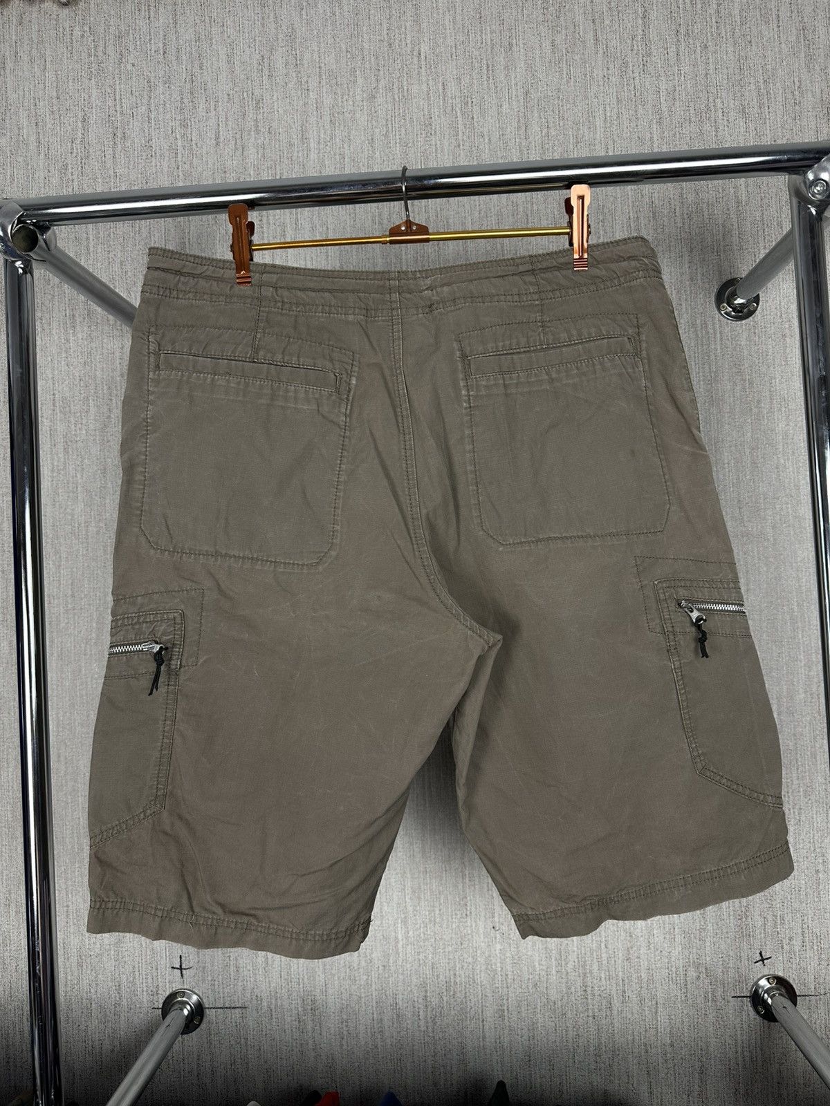 Nike × Vintage Vintage Y2K Nike Cargo Zip Pocket Shorts Size US 32 / EU 48 - 6 Thumbnail