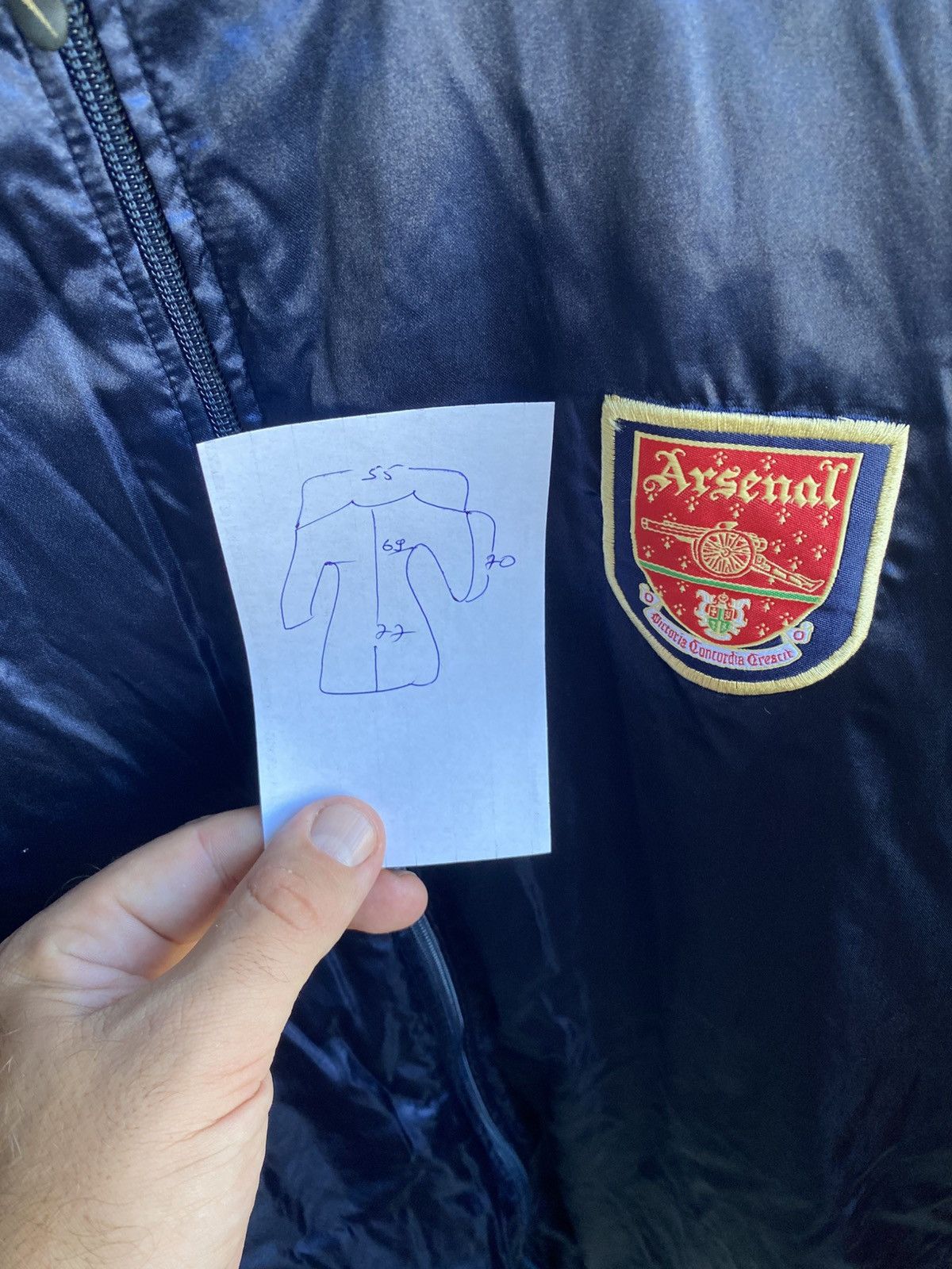 Nike RARE Nike TEAM FC Arsenal Football Soccer Jacket vintage Size US XXL / EU 58 / 5 - 8 Thumbnail