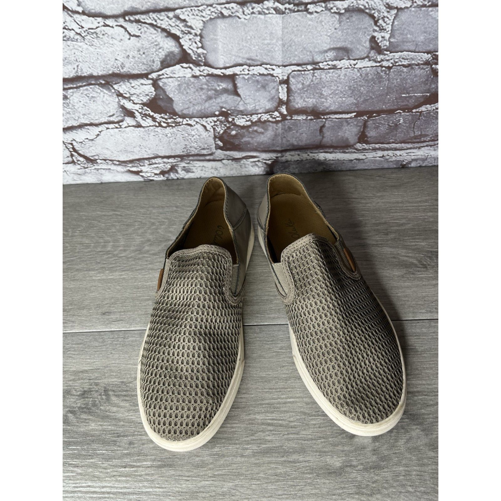 Olukai OluKai Pehuea Slip On Loafers Clay Brown Mesh Beach Shoes Wo Size US 6 / IT 36 - 8 Thumbnail