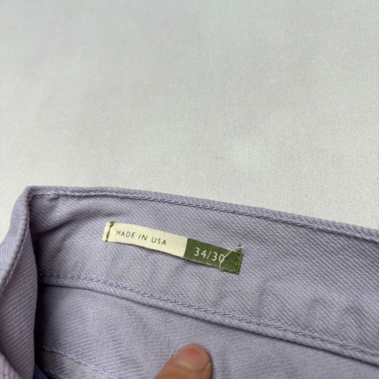 Sid Mashburn Sid Mashburn Straight Leg Jeans 34x30 Purple Denim 5 Pocket Size US 34 / EU 50 - 4 Thumbnail