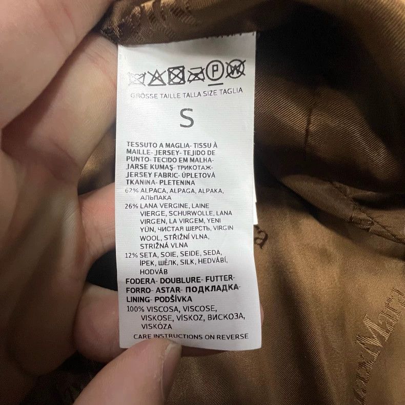 Max Mara Max Mara Teddy Tobacco Size S / US 4 / IT 40 - 4 Thumbnail
