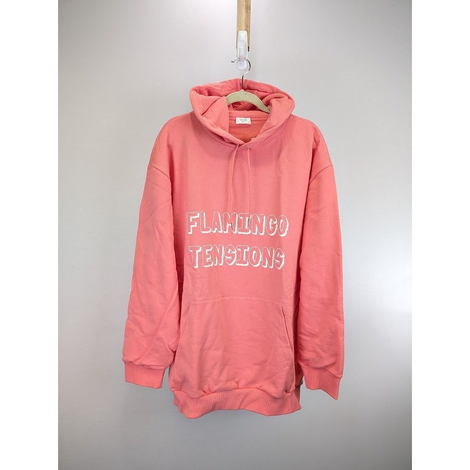 Celine o1rshd1 Hoodie in Pink Size US XL / EU 56 / 4 - 1 Thumbnail