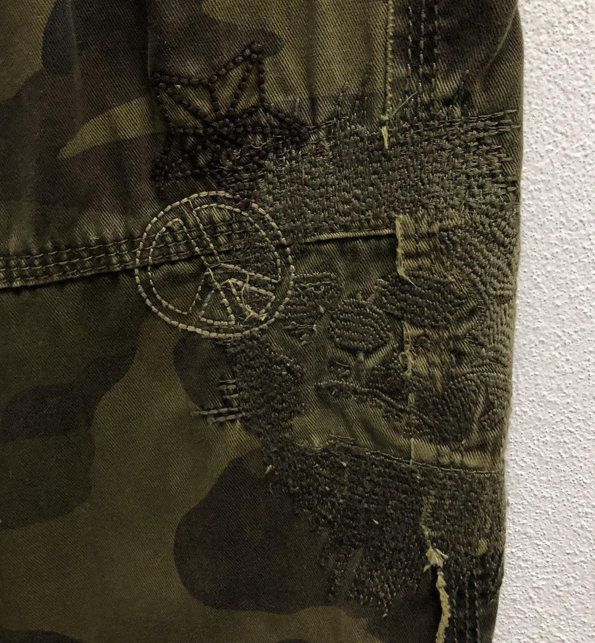 Japanese Brand Vintage Saves Stars Military Cargo Pants Size US 31 - 12 Thumbnail