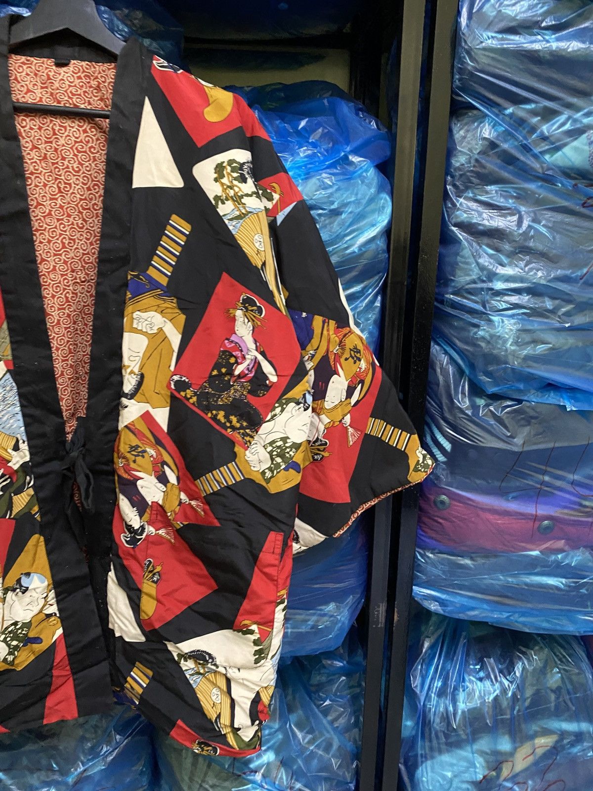 Japanese Brand Vintage Japanese Ukiyo-e Haori Jacket Kimono Style - Unisex Size US L / EU 52-54 / 3 - 7 Thumbnail