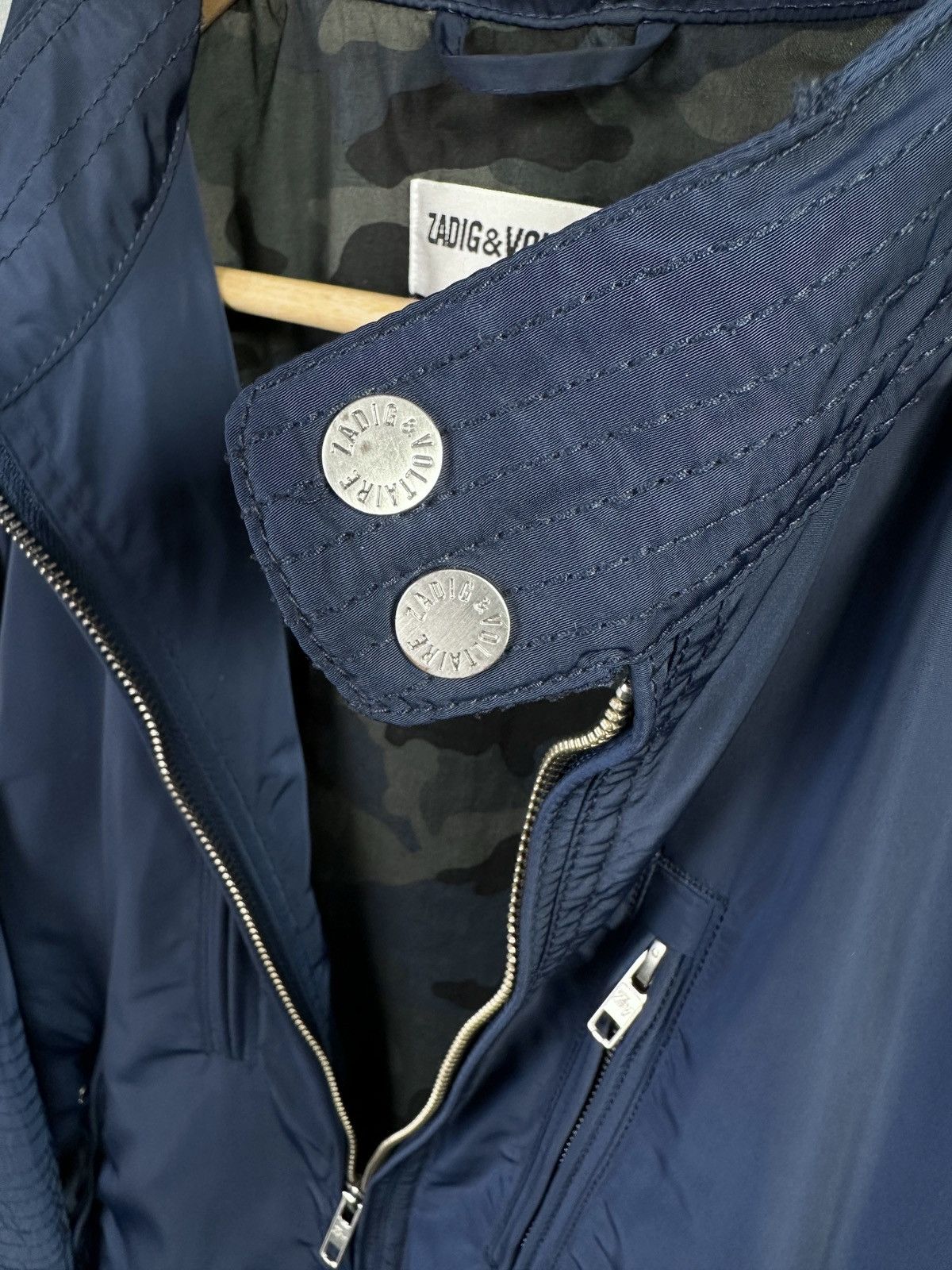 Zadig & Voltaire ZADIG & VOLTAIRE Homme Kobe Bomber Jacket Blue Men’s size L Size US L / EU 52-54 / 3 - 14 Thumbnail