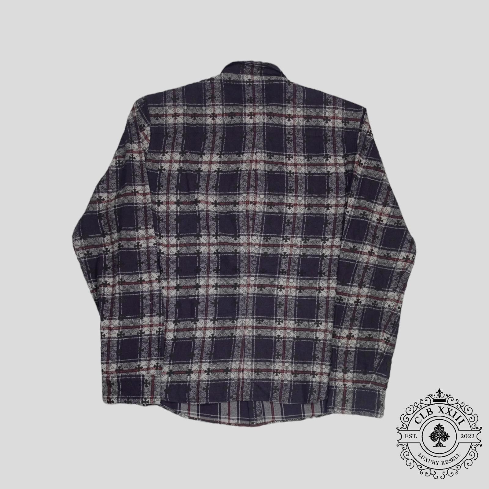 Chrome Hearts Chrome Hearts Loose Ends Flannel in Blue Size US L / EU 52-54 / 3 - 3 Thumbnail