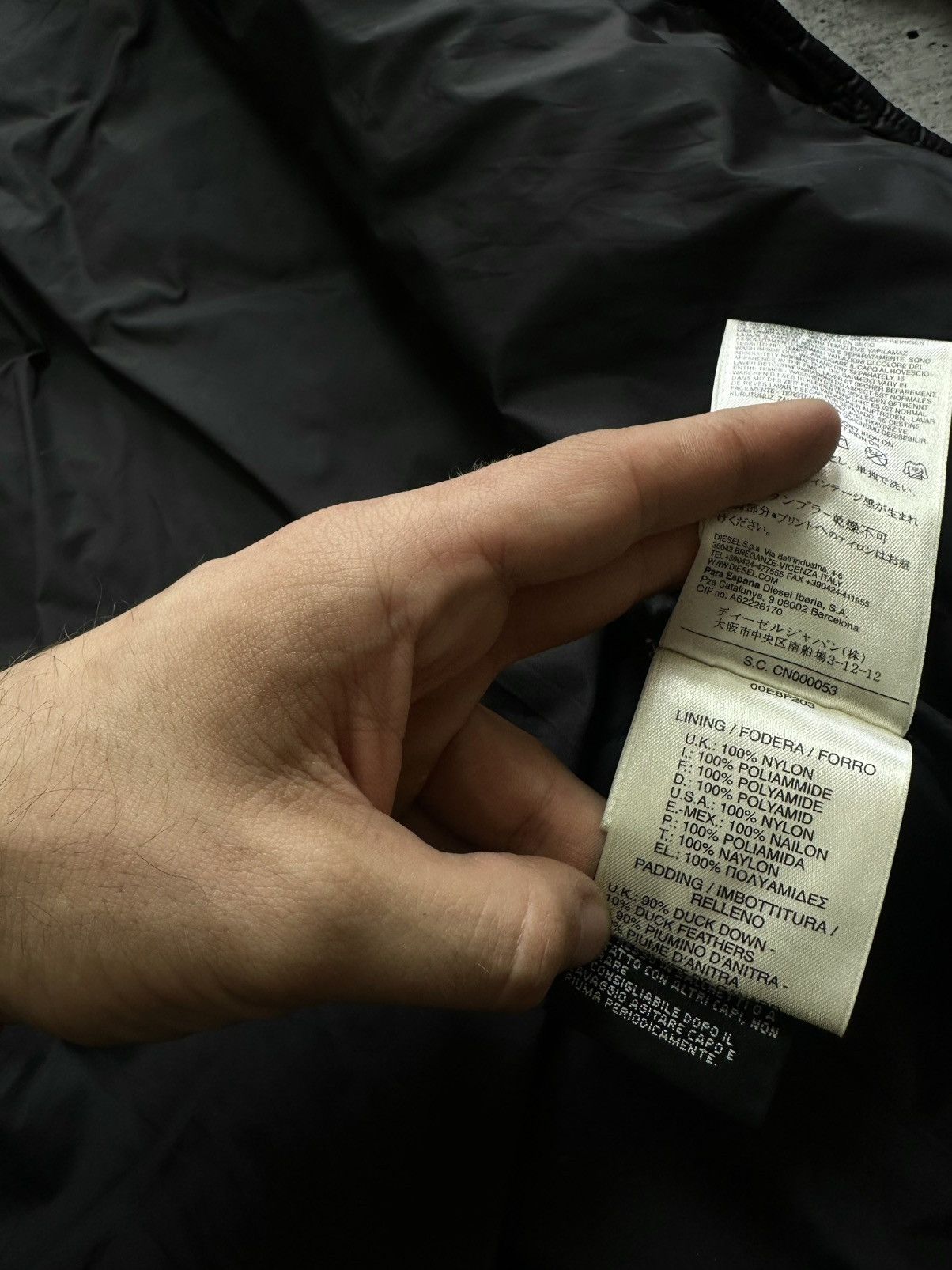Diesel Vintage Diesel Y2K Nylon Down Puffer Coat Winter Jacket Size XS / US 0-2 / IT 36-38 - 8 Thumbnail