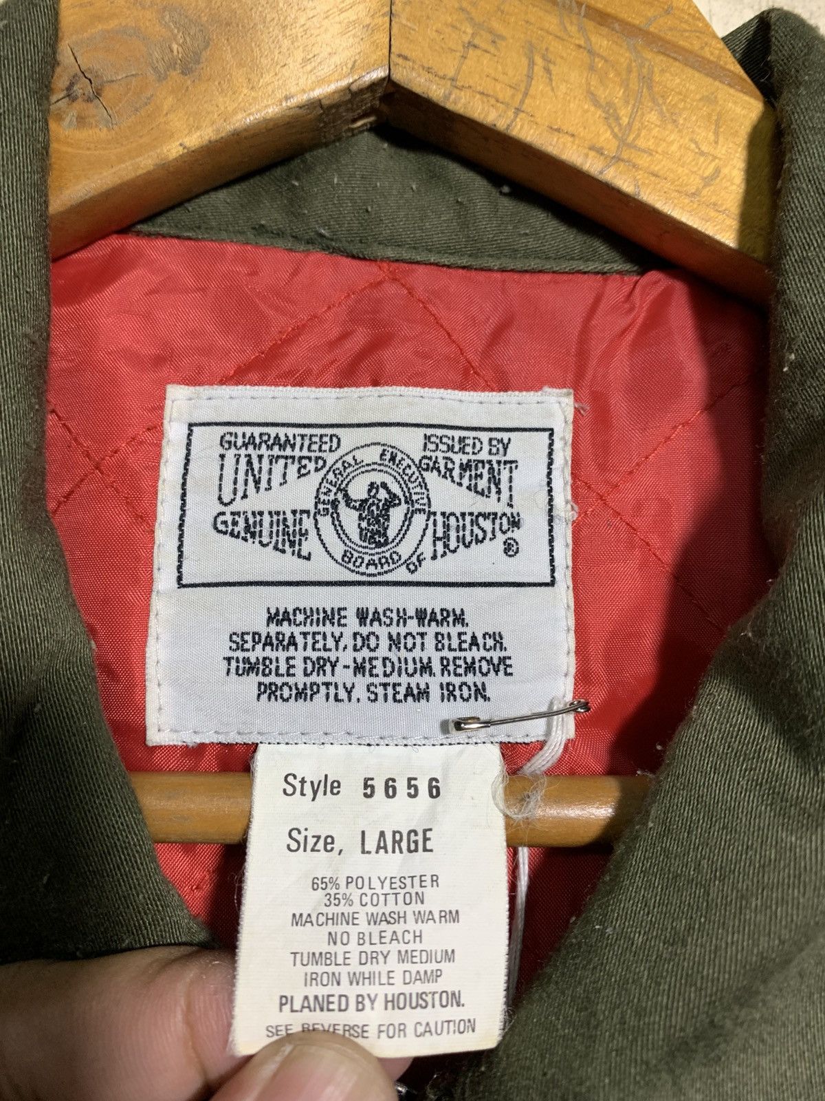 Japanese Brand 🔥HOUSTON GREEN ARMY ROCKABILLY JACKETS Size US L / EU 52-54 / 3 - 8 Thumbnail