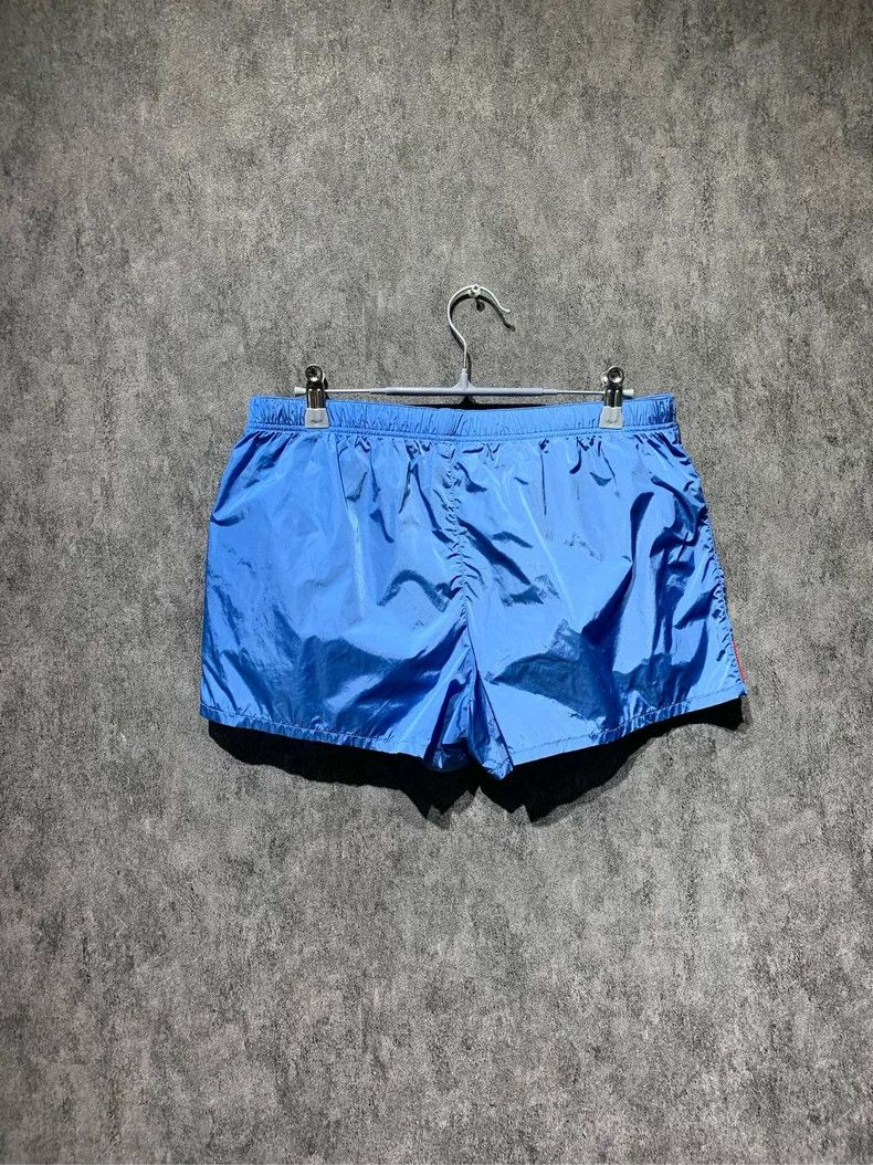 Prada Prada Light blue logo beach pants 2501-Nextarrow Size US 34 / EU 50 - 2 Thumbnail