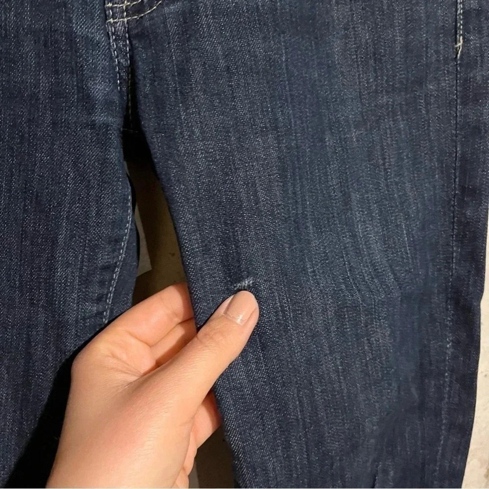 7 For All Mankind 7FAM Roxanne Skinny Jeans SZ 27 Dark Wash Size 27" / US 4 / IT 40 - 2 Thumbnail