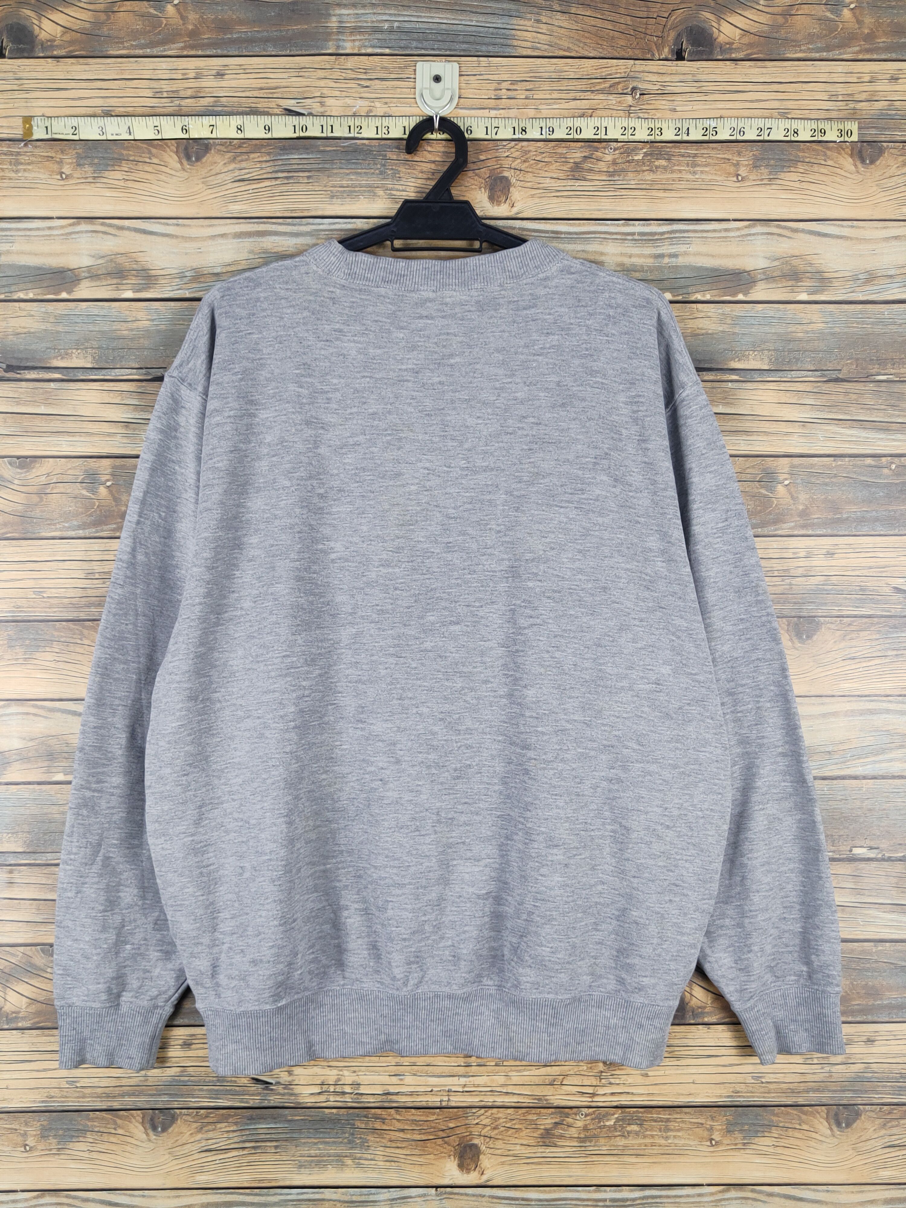 Japanese Brand × Vintage Uniqlo vintage plain Gray Sweatshirts #W1551 Size US XL / EU 56 / 4 - 7 Thumbnail